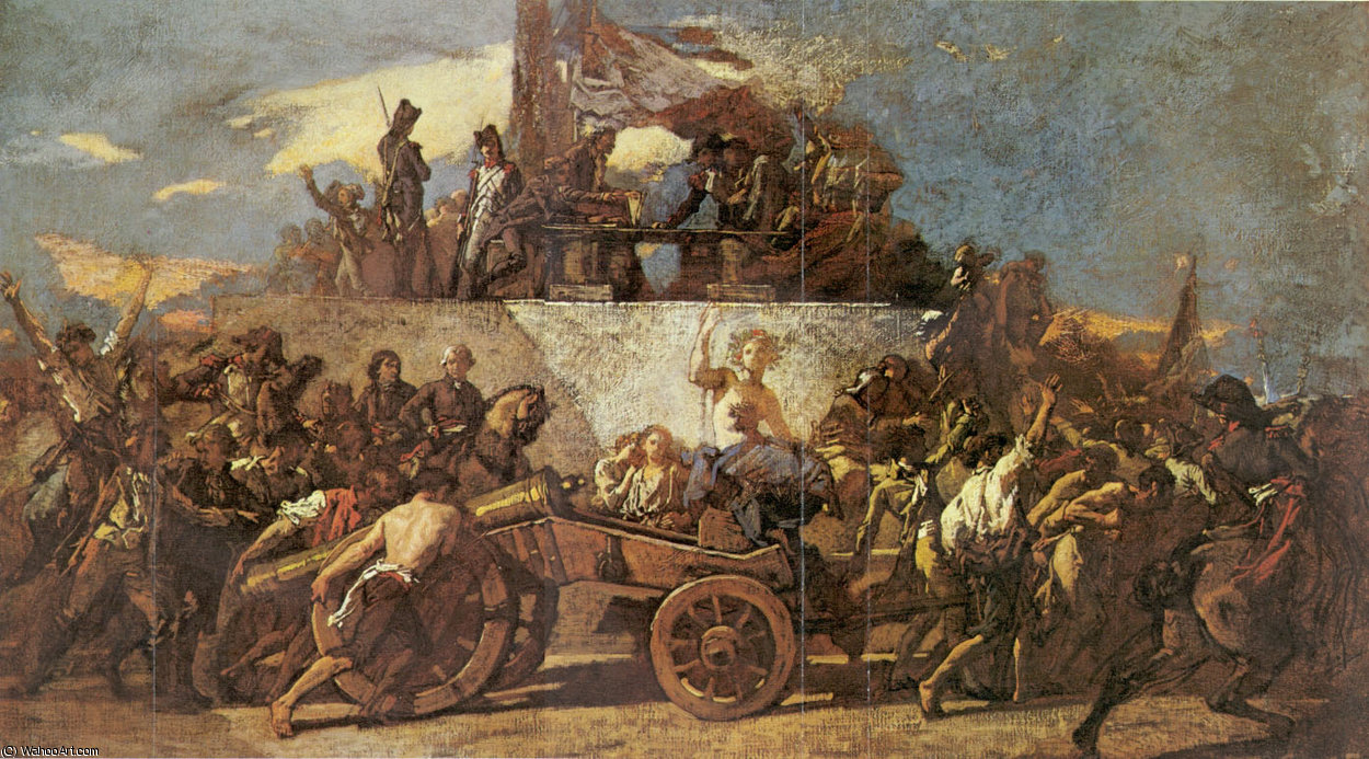 The Enrollment Of The Volunteers Of (unfinished) — Thomas Couture