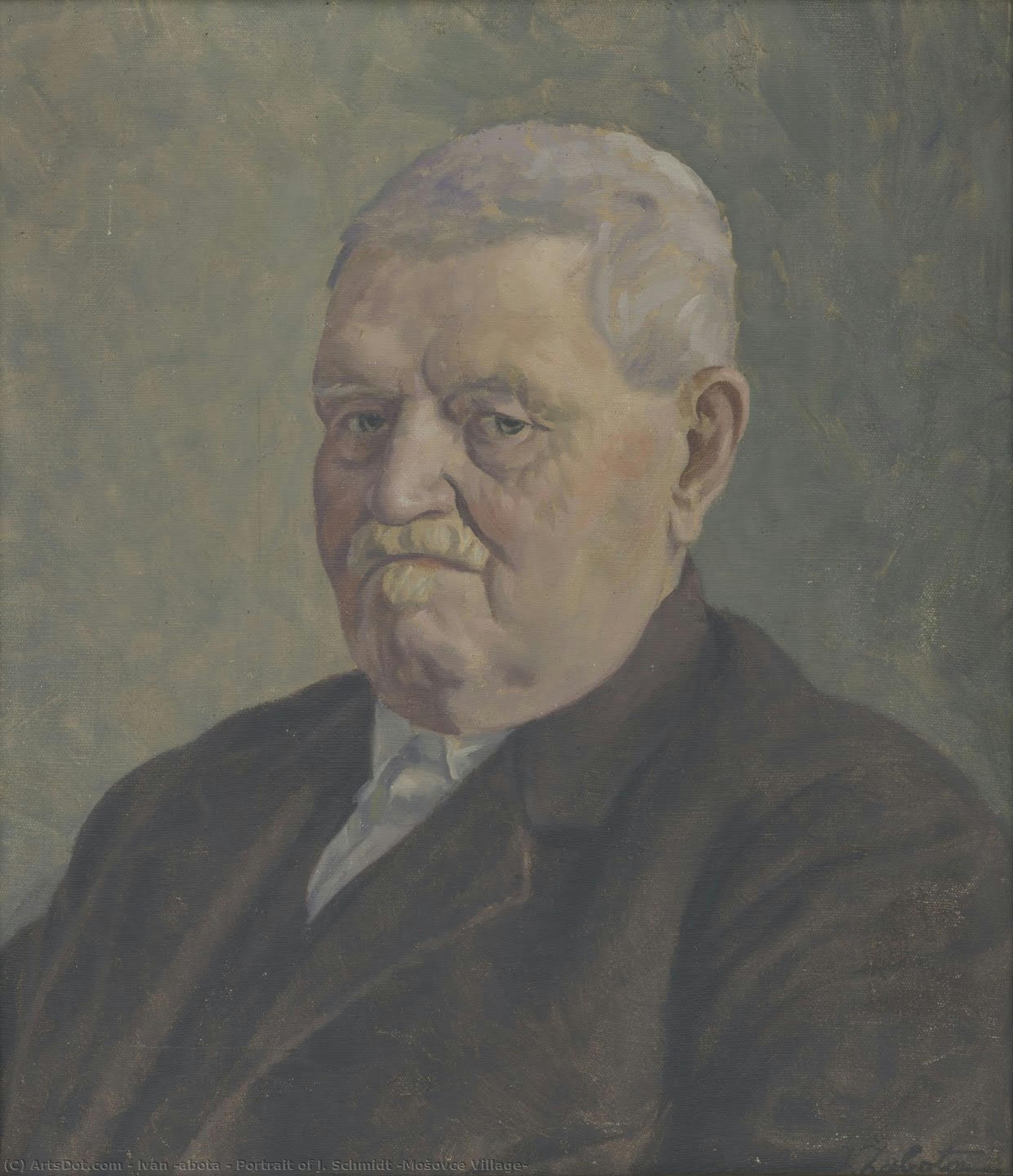 Portrait Of J. Schmidt /mošovce Village — Ivan Zabota