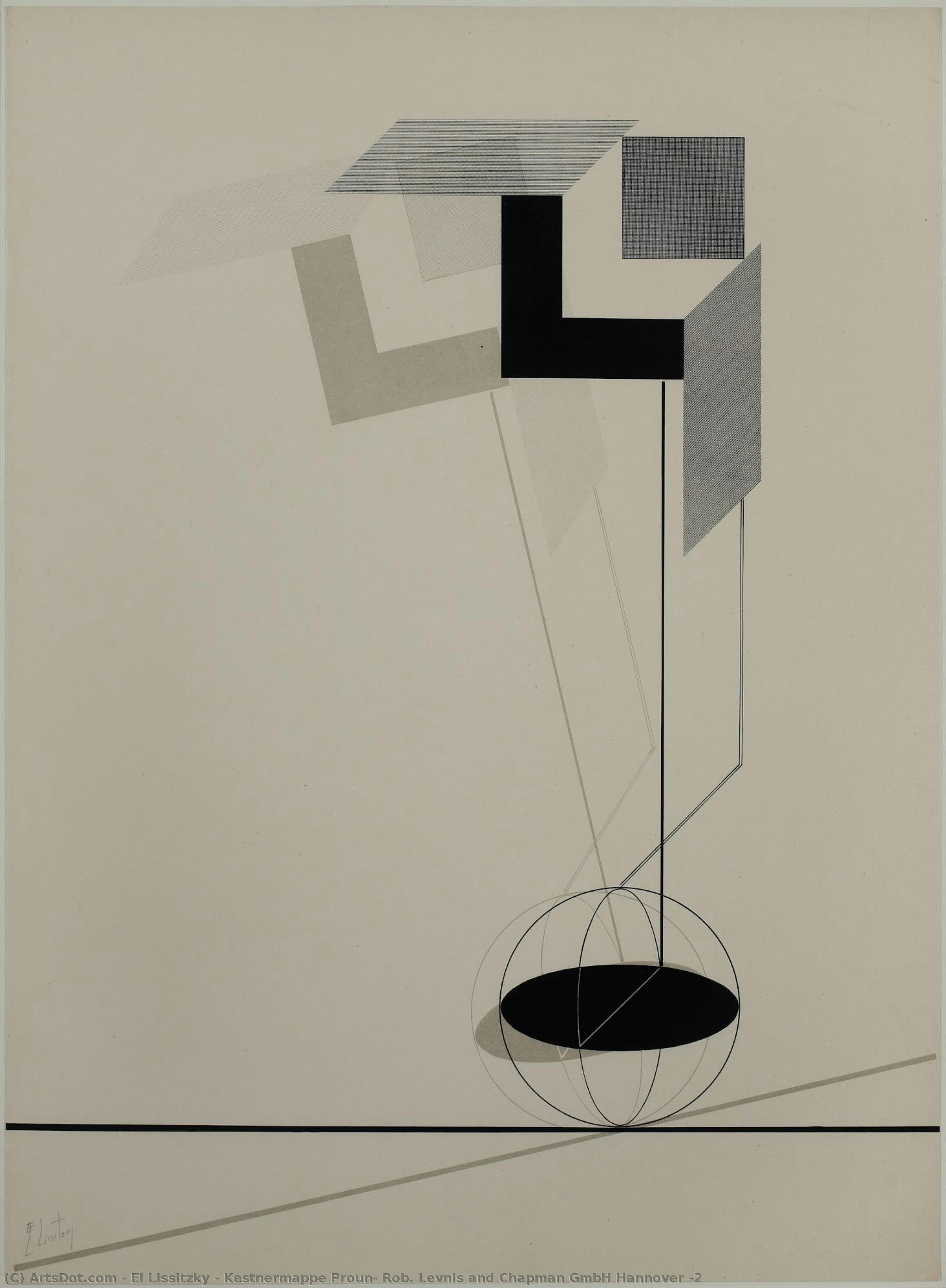 Kestnermappe Proun, Rob. Levnis Und Chapman Gmbh Hannover #2 — El Lissitzky