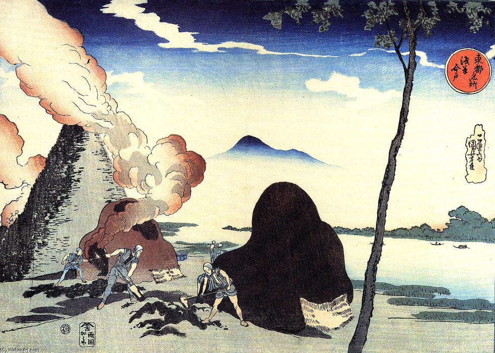 The Kins At Imado — Utagawa Kuniyoshi