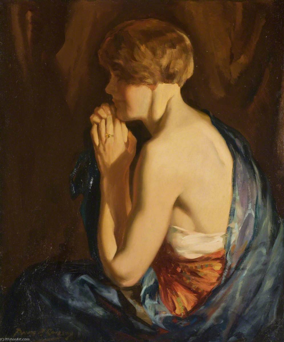 Figure Study By Artificial Light — David Prophet Ramsay