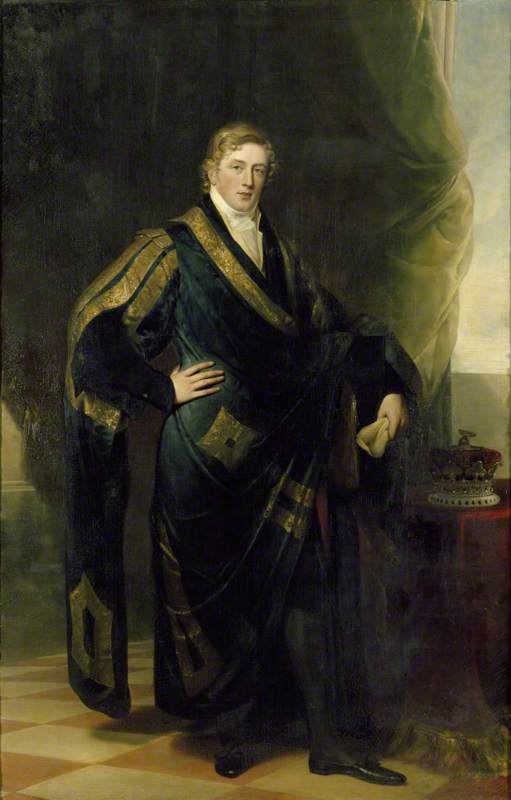 George John Frederick Sackville (1793–1815), 4th Duke Of Dorset, In Academic Robes — George Sanders