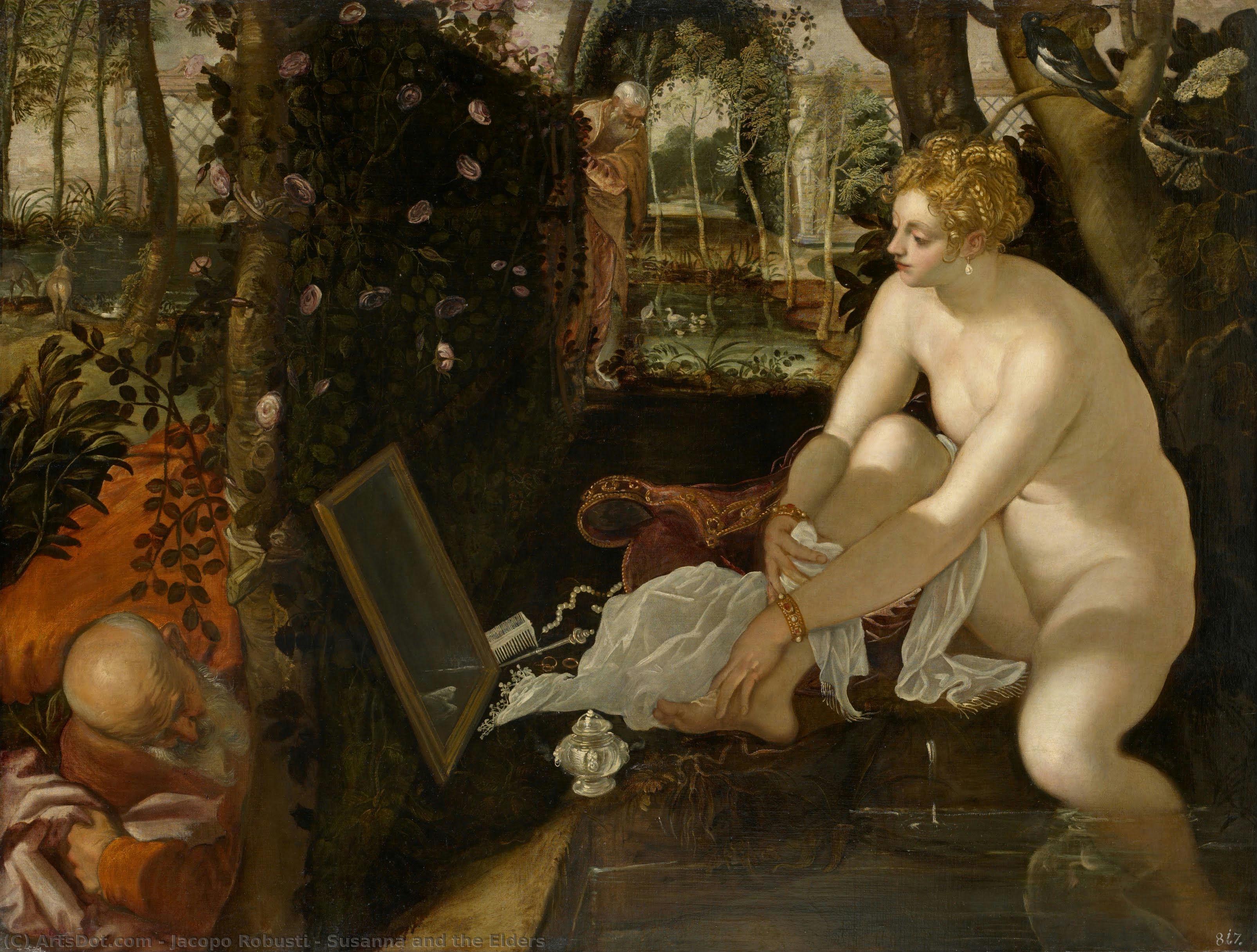 Susanna And The Elders — Jacopo Robusti
