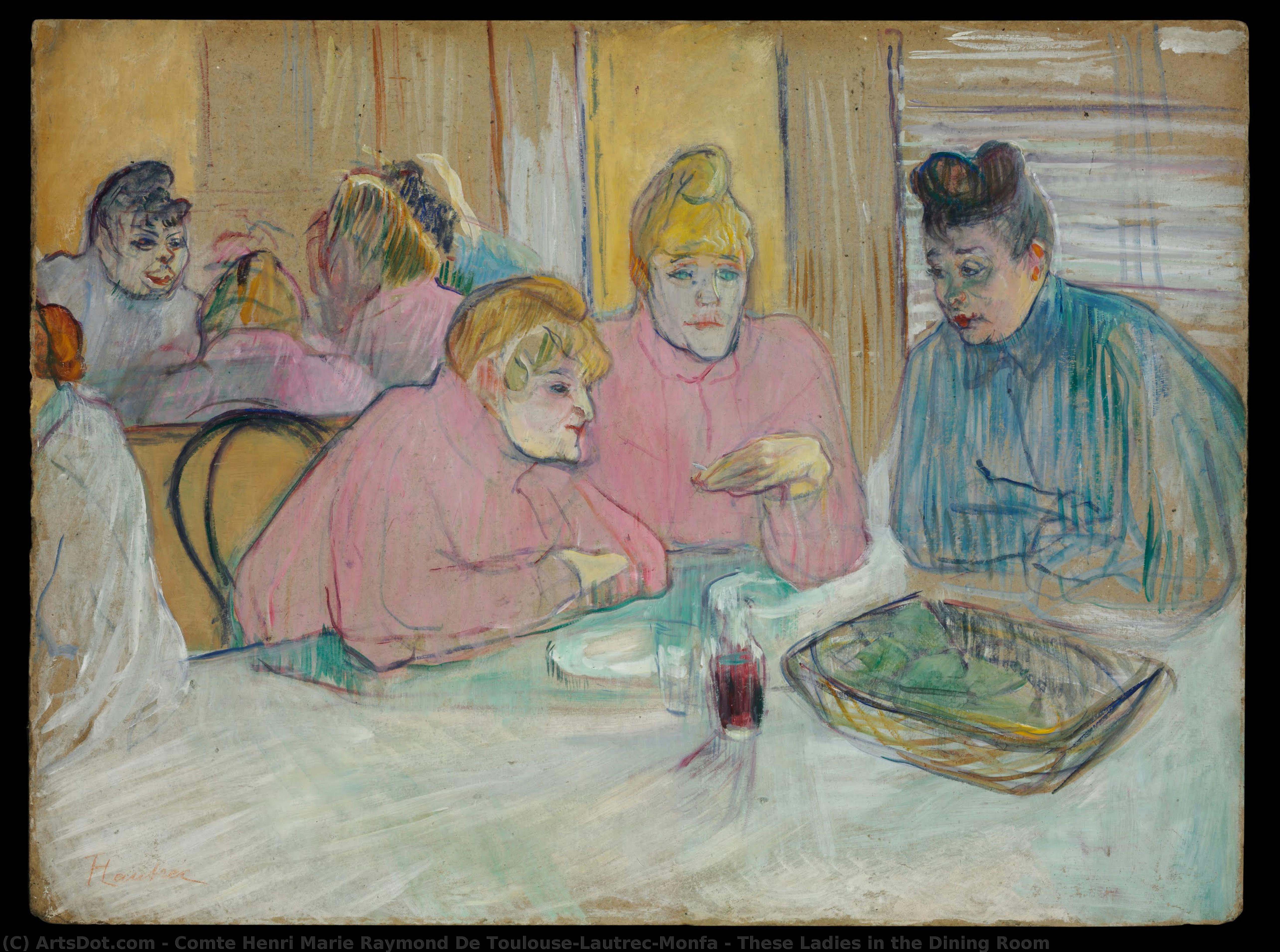 These Ladies In The Dining Room — Henri De Toulouse-lautrec