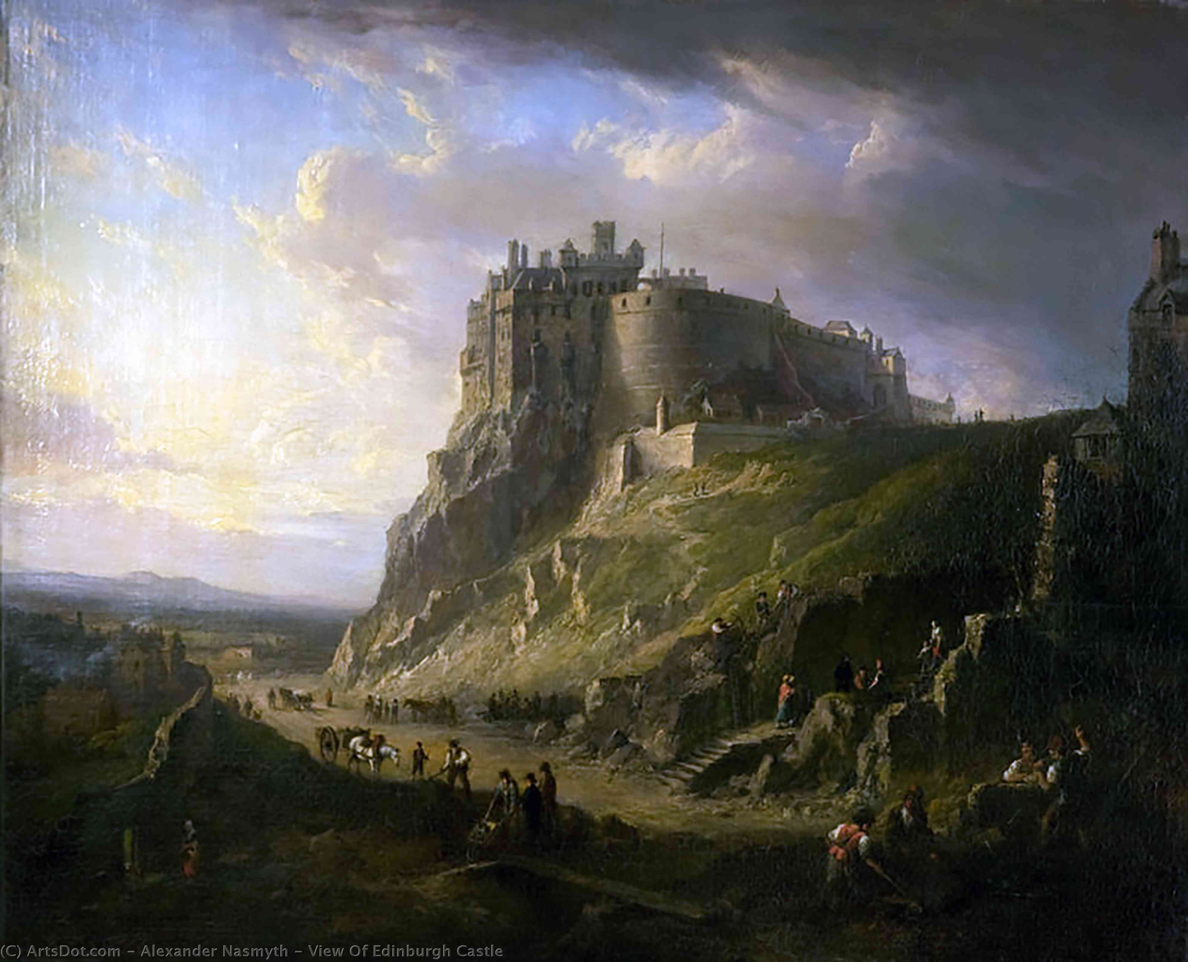 View Of Edinburgh Castle — アレクサンダー・ナズミス