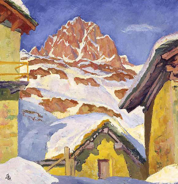 Winter In Maloja — Giovanni Giacometti