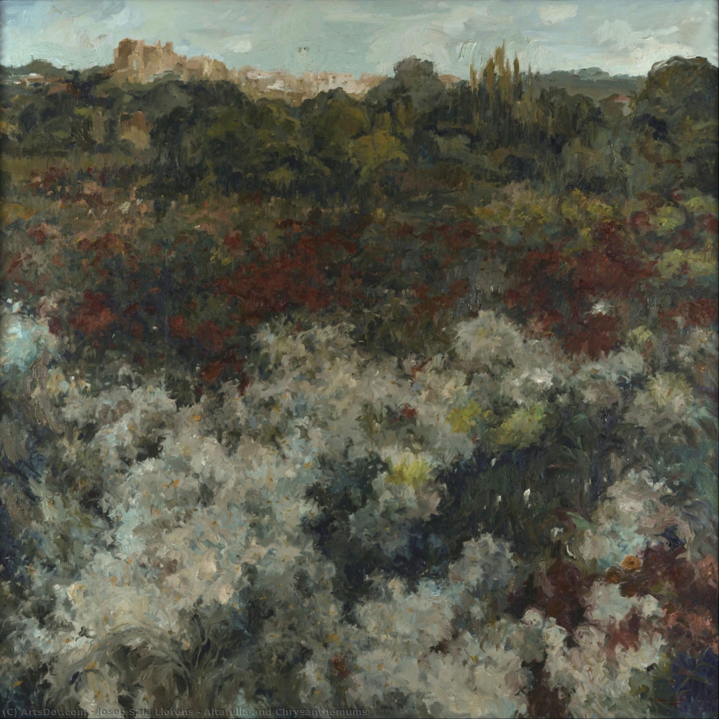 Altafulla And Chrysanthemums — Josep Sala Llorens