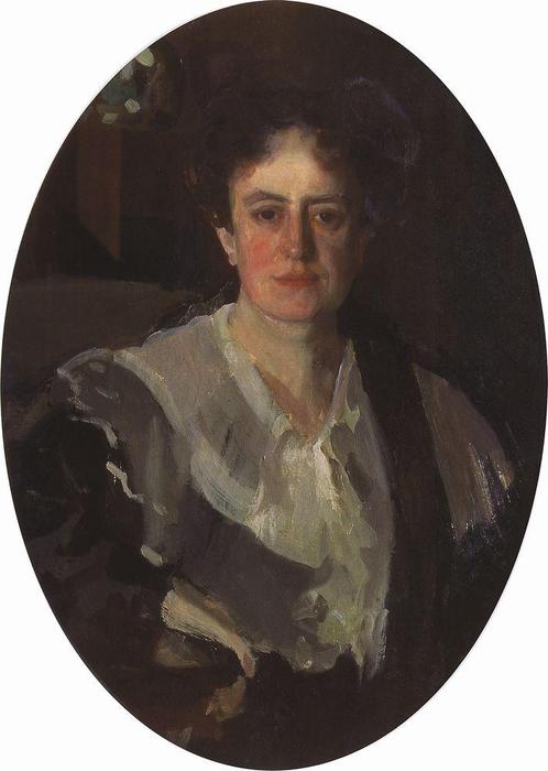 Portrait Of Artist E. Zvantseva — Konstantin Andreevic Somov