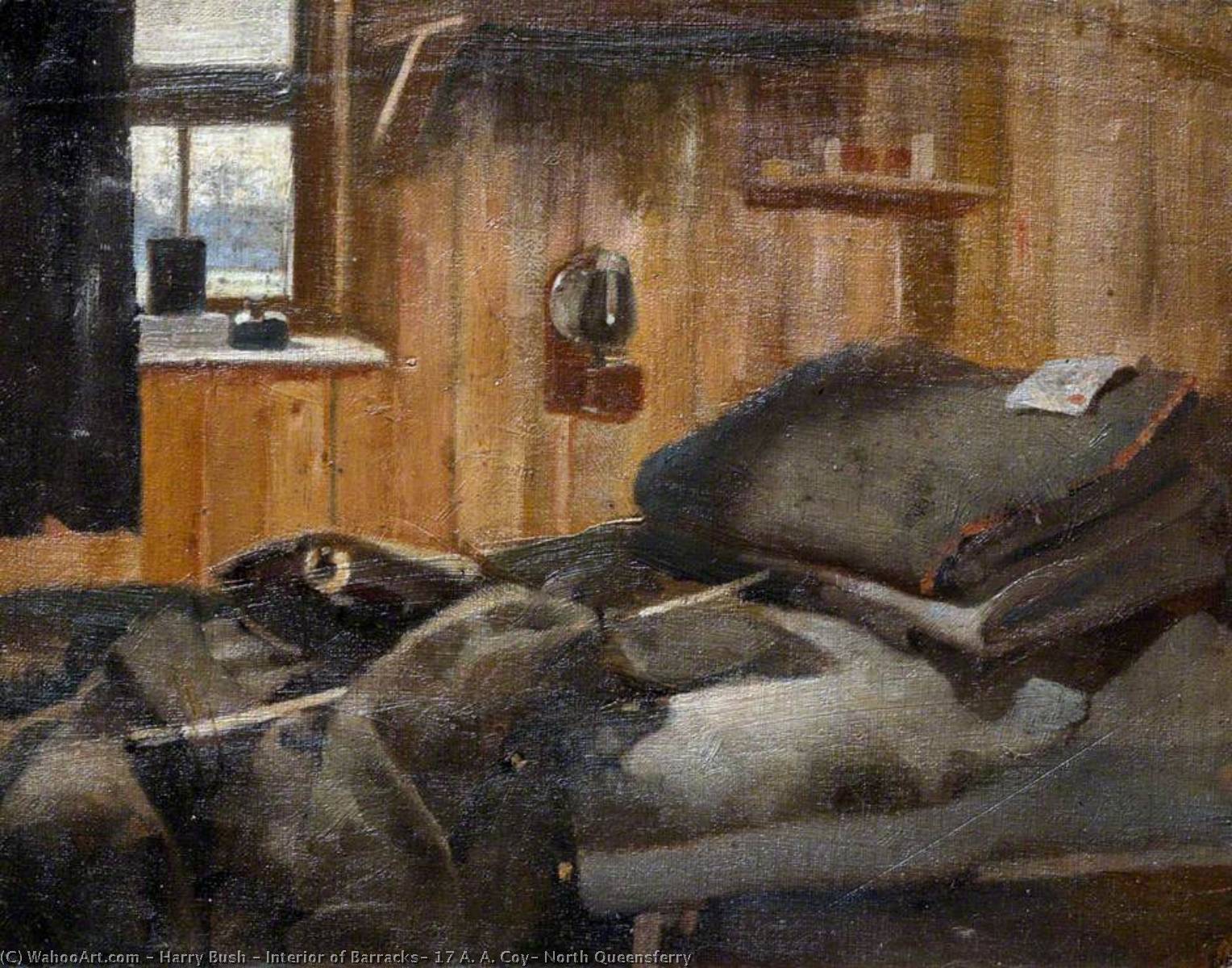 Interior Of Barracks, 17 A. A. Coy, North Queensferry — Harry Bush