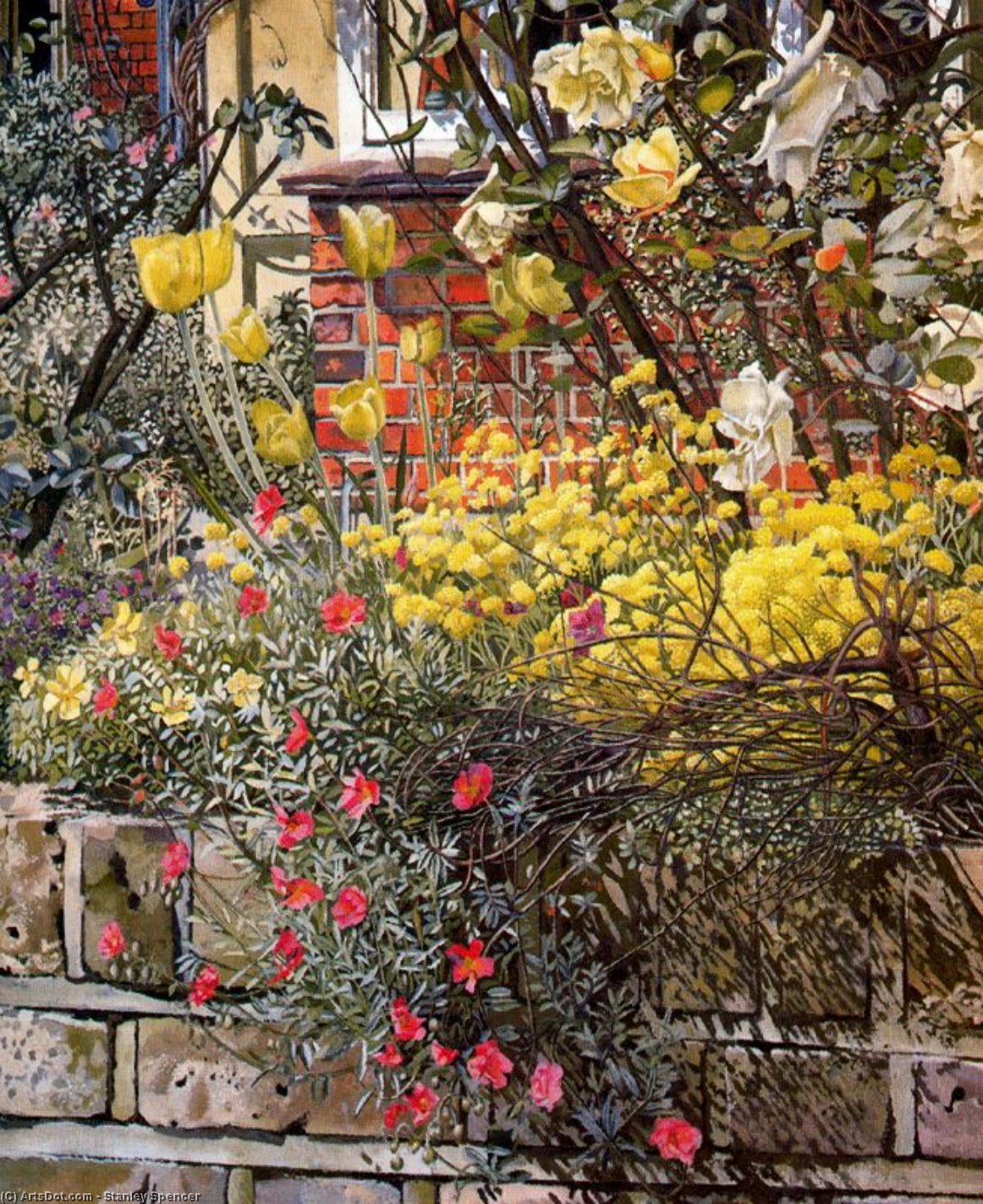 Rock Roses. Old Lodge. Taplow — Sir Stanley Spencer