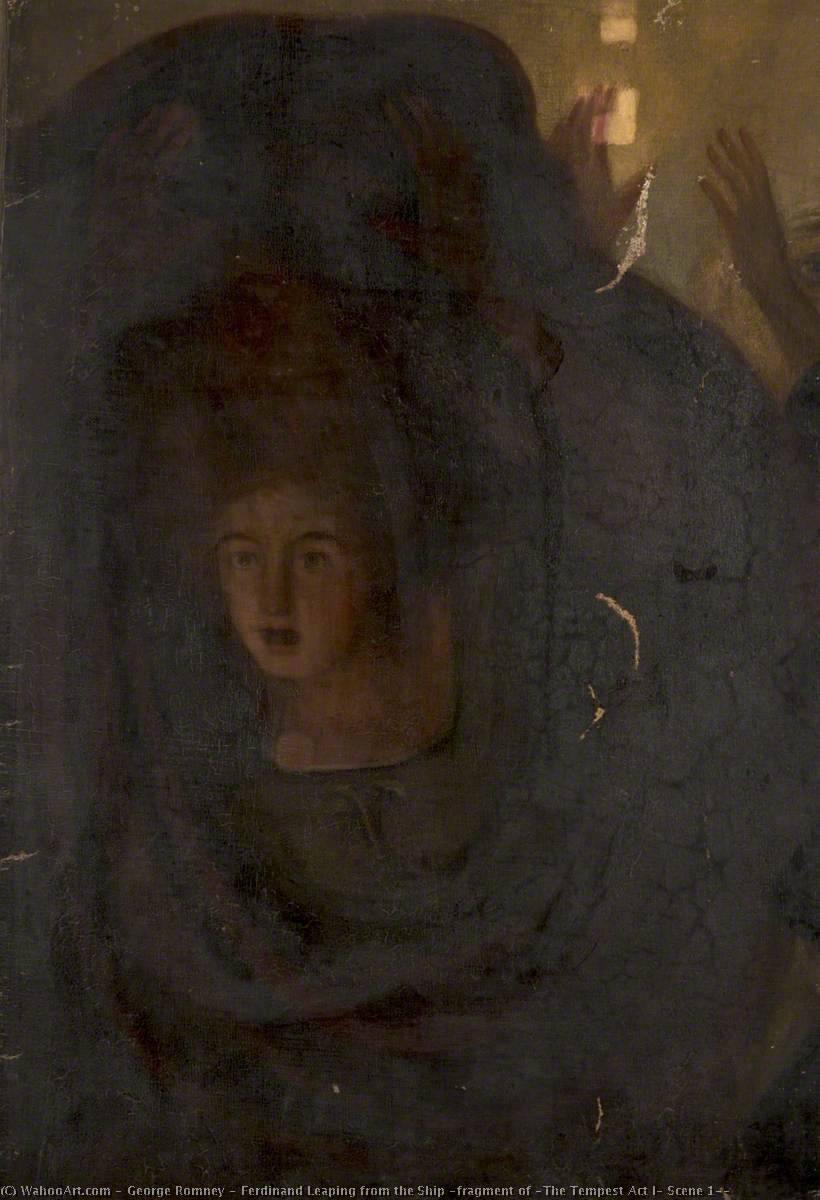 Ferdinand Leaping From The Ship (fragment Of 'the Tempest Act I, Scene 1') — Џорџ Ромејн