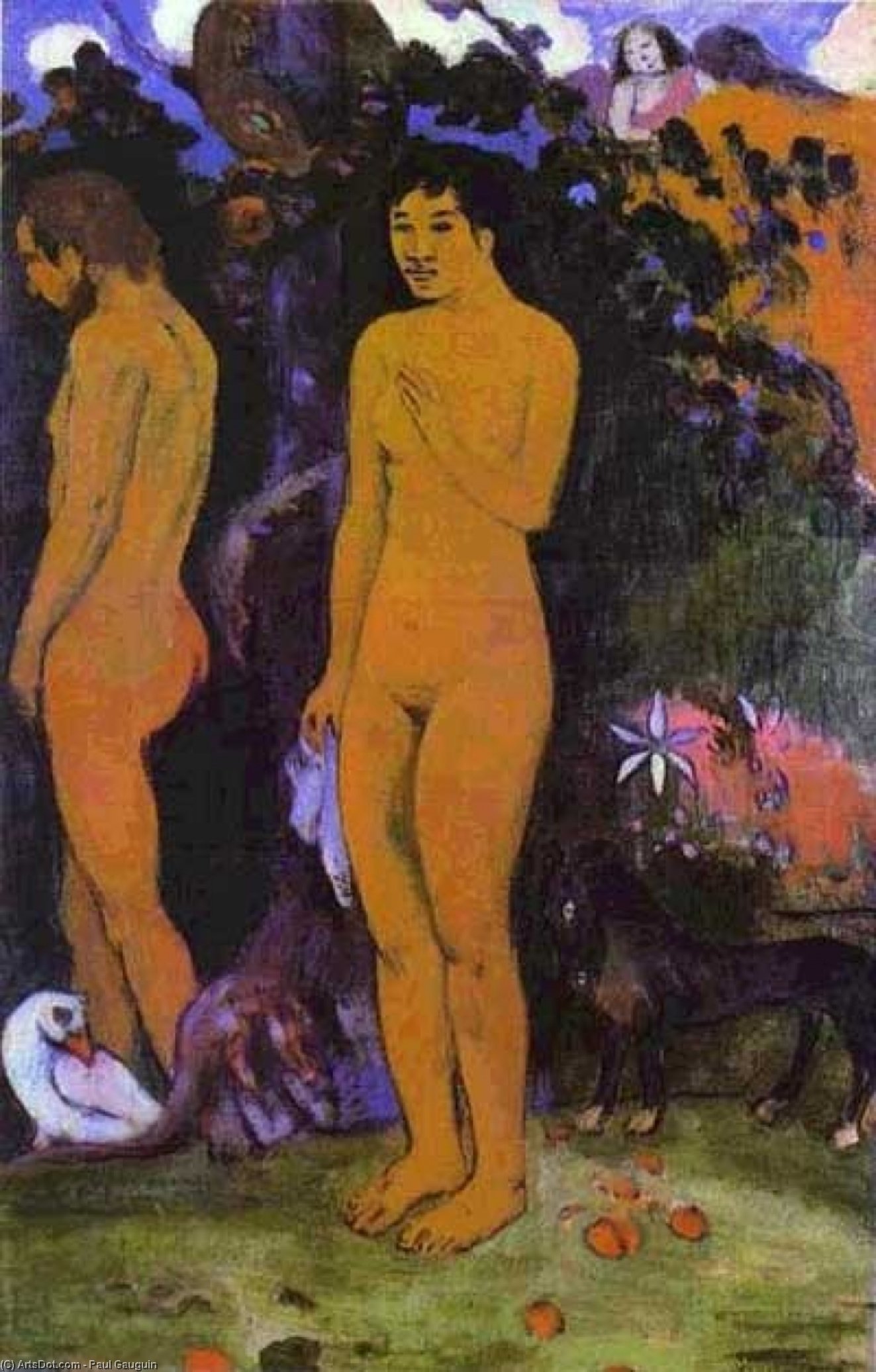 Adam And Eve — Eugène Henri Paul Gauguin