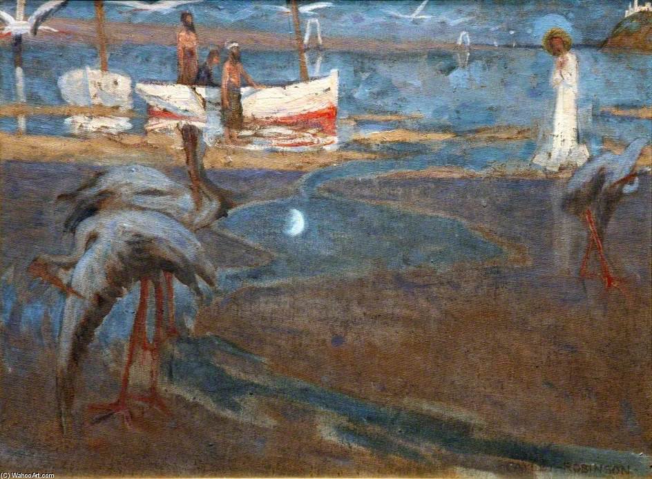 And Straightway They Forsook Their Nets And Followed Him — Frederick Cayley Robinson