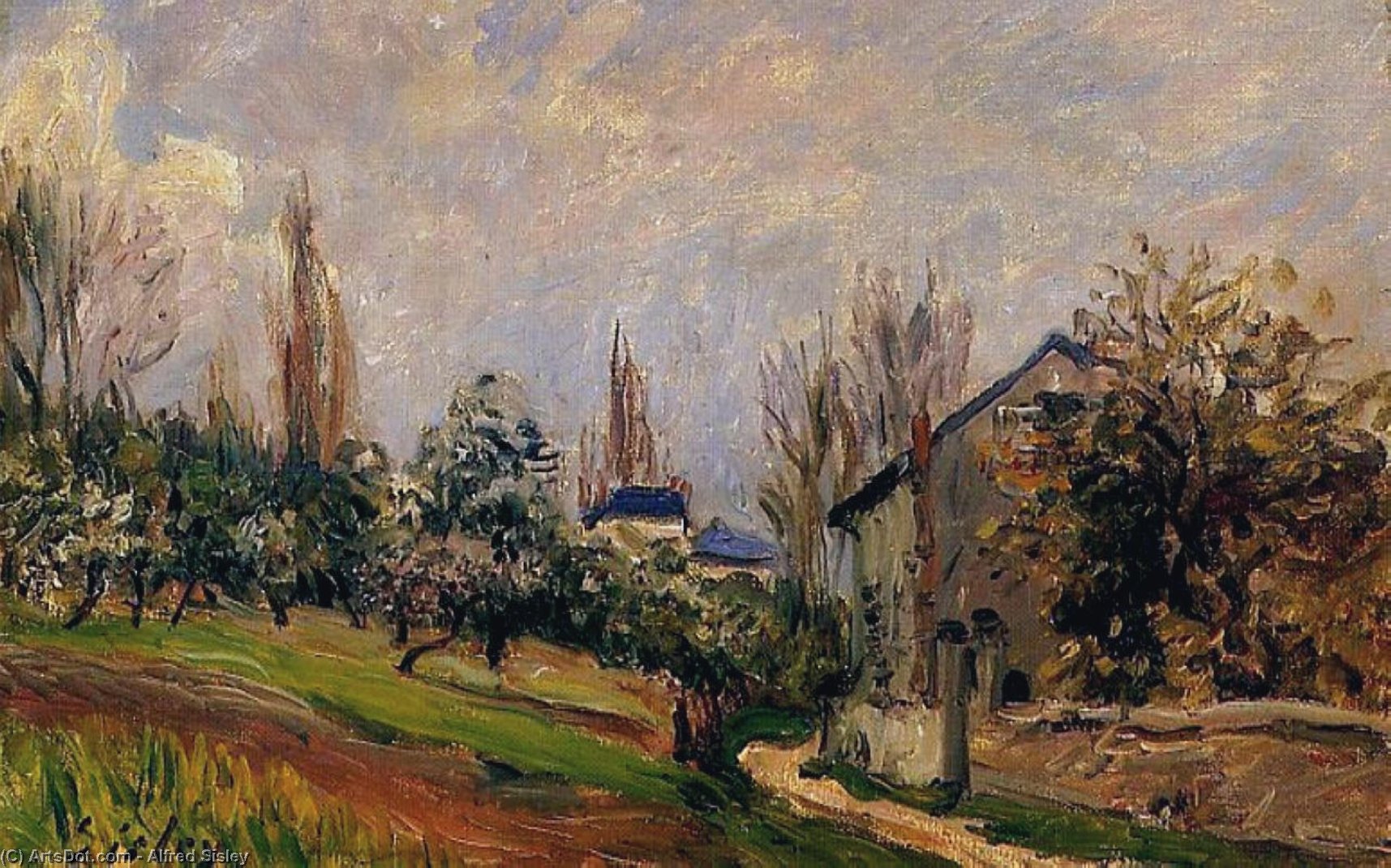 Near Moret — Alfred Sisley