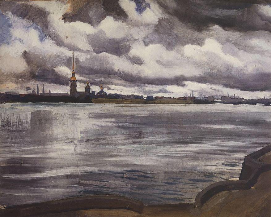 View Of The Peter And Paul Fortress — Zinaida Serebriakova