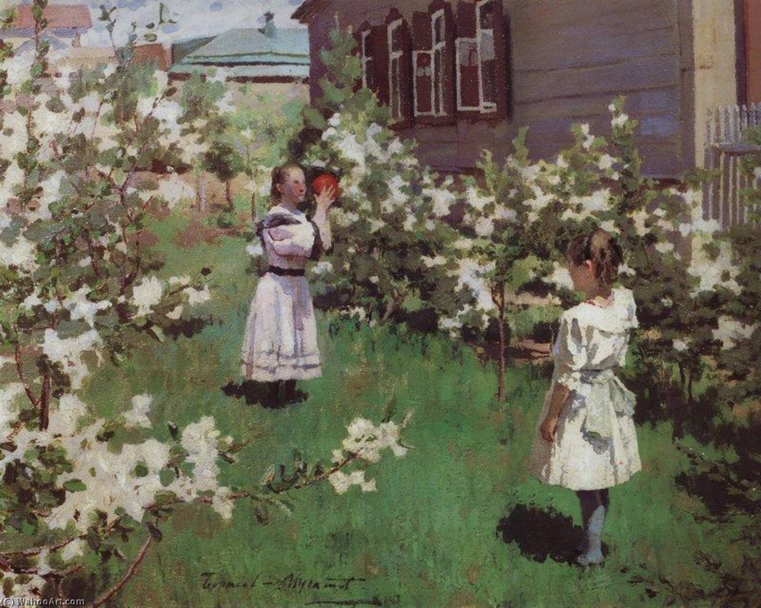 May Flowers — Viktor Elpidiforovich Borisov Musatov
