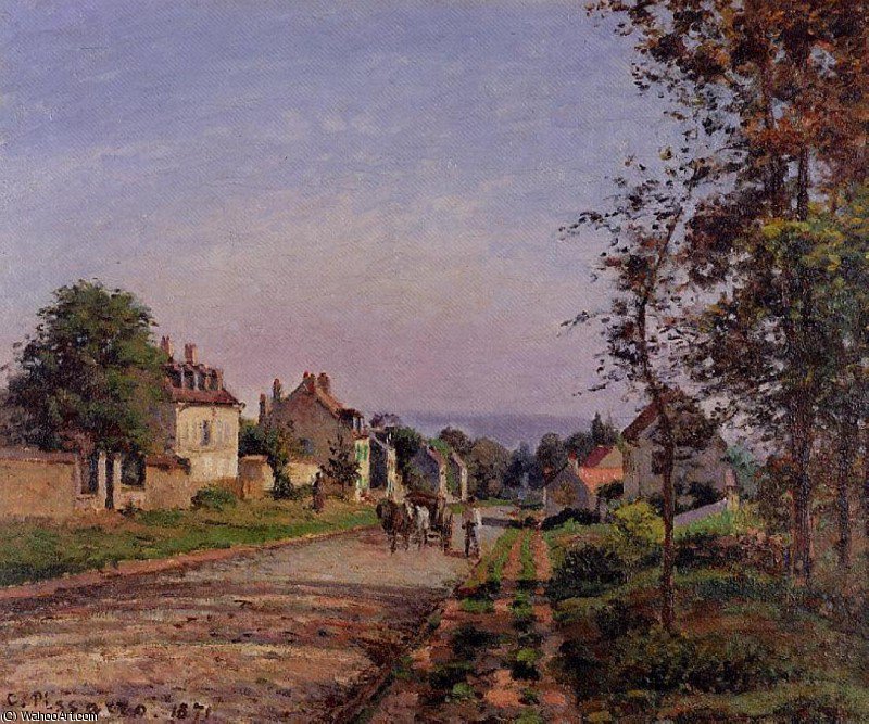 Outskirts Of Louveciennes. — Camille Pissarro