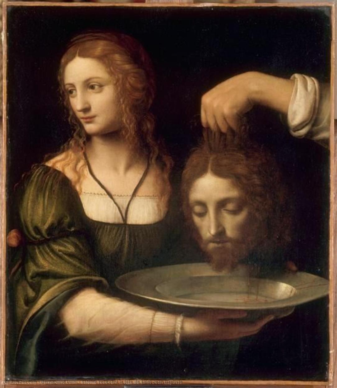 Salomé Recevant La Tête De Saint Jean Baptiste — Бернардино Луини