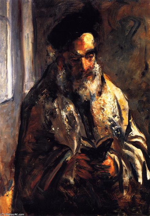 A Jewish Man In His Prayer Shawl — Lesser Ury