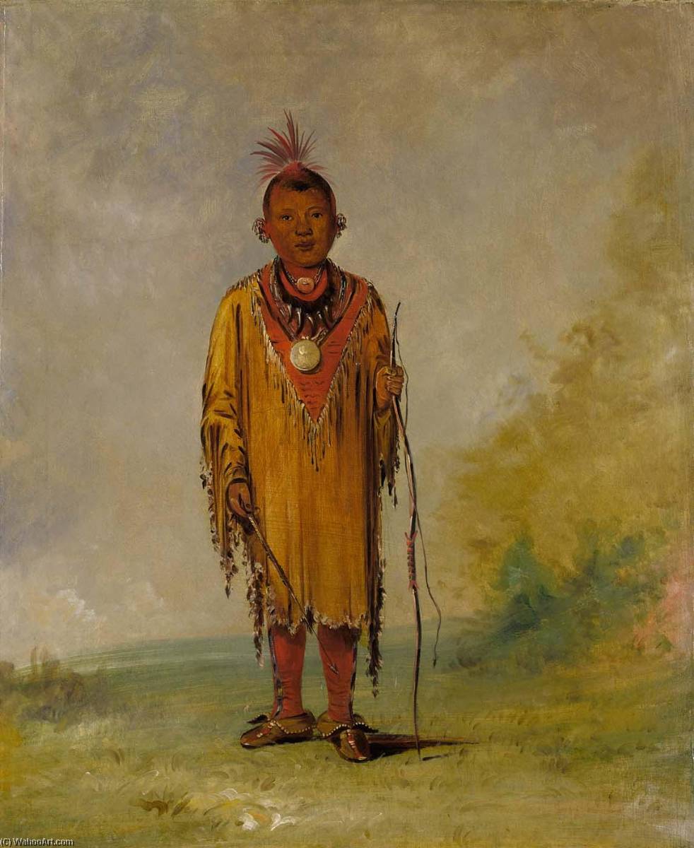 Me Sóu Wahk, Deer's Hair, Favorite Son Of Kee O Kúk — George Catlin