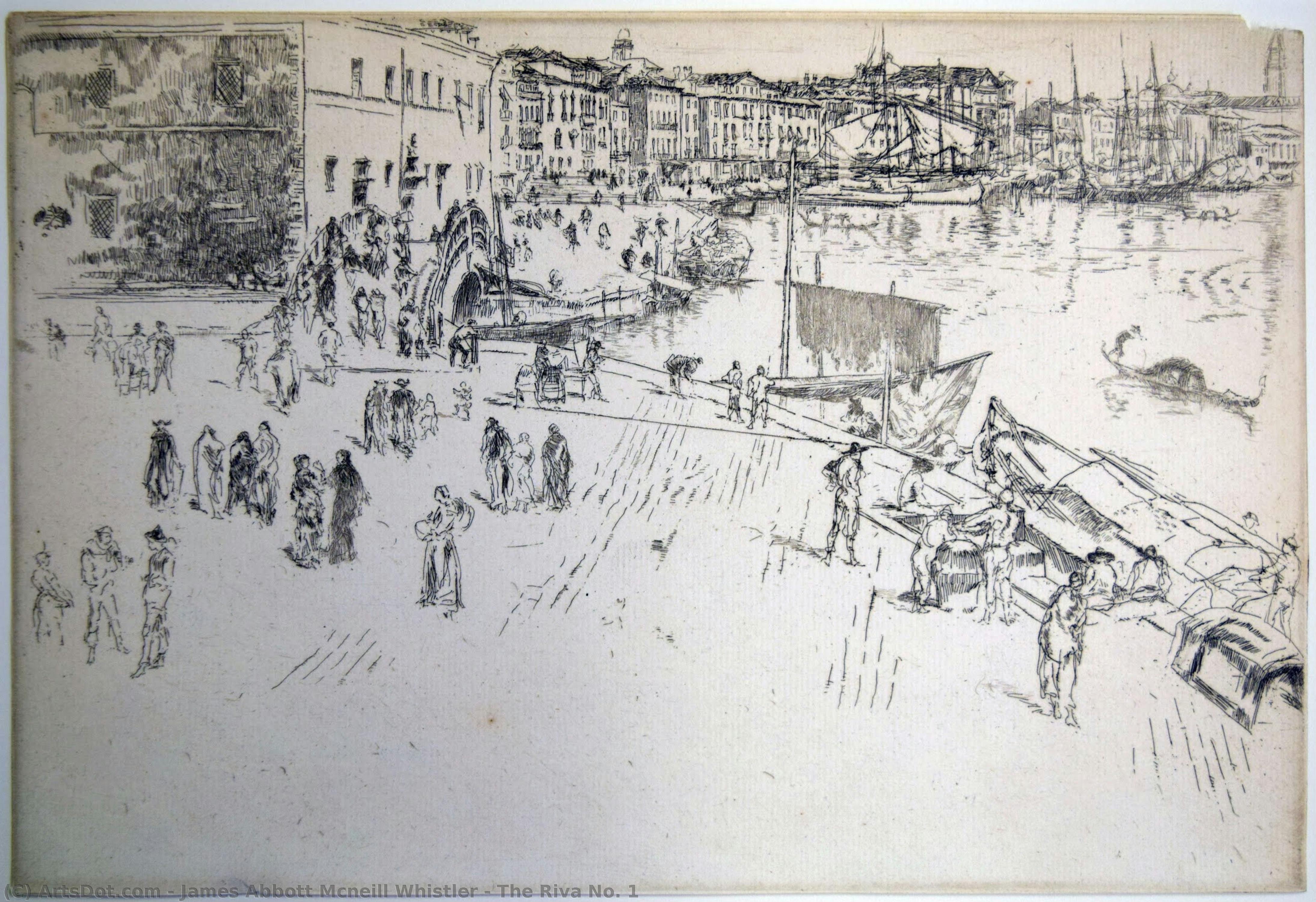 The Riva No. 1 — James Abbott Mcneill Whistler