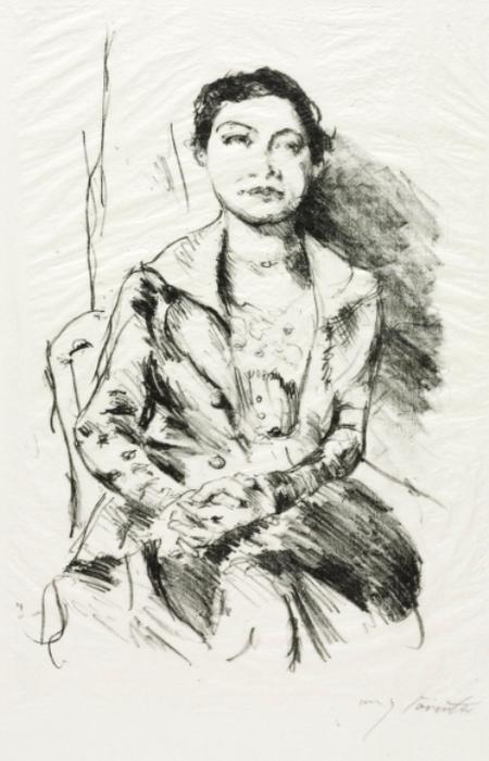 Portrait Of A Young Woma — Lovis Corinth