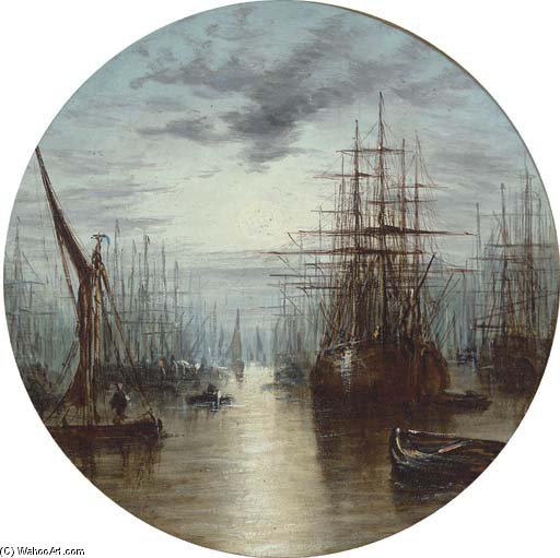 Moonlit Harbour — William A. Thornley (thornbery)