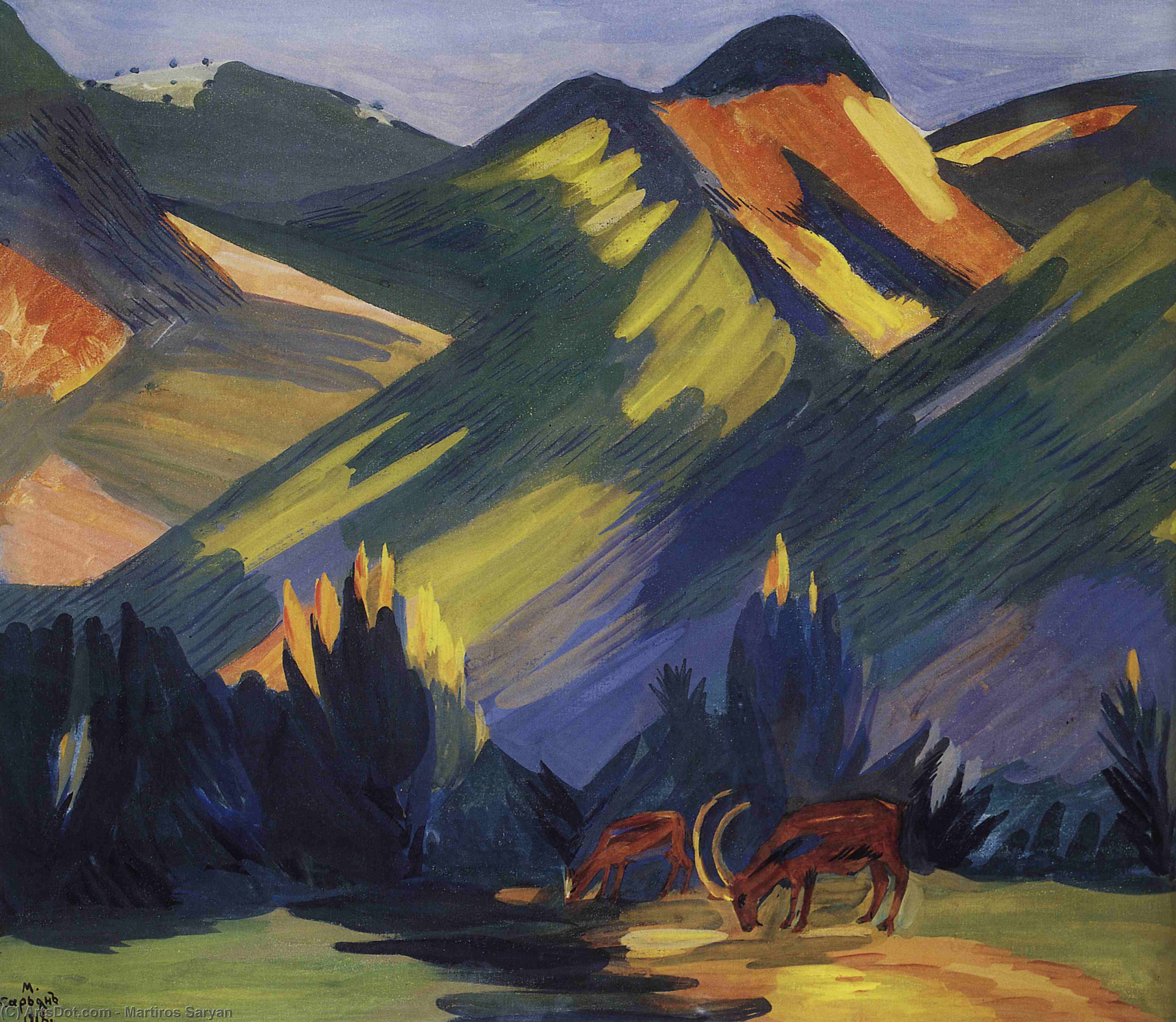 Morning In Stavrin — Martiros Sarian