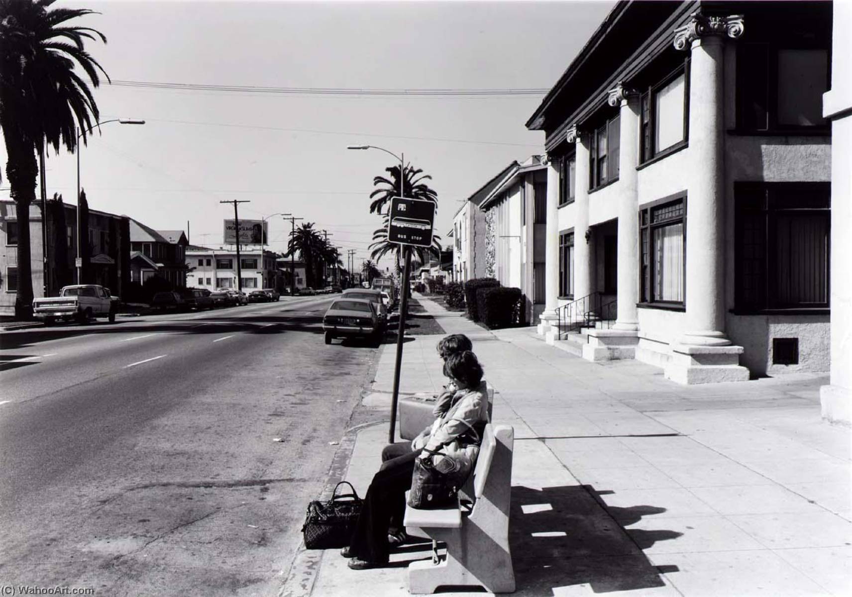 Public Transit Areas, Olive Ave. And 7th St., Looking North, From The Long Beach Documentary Survey Project — Anthony Hernandez