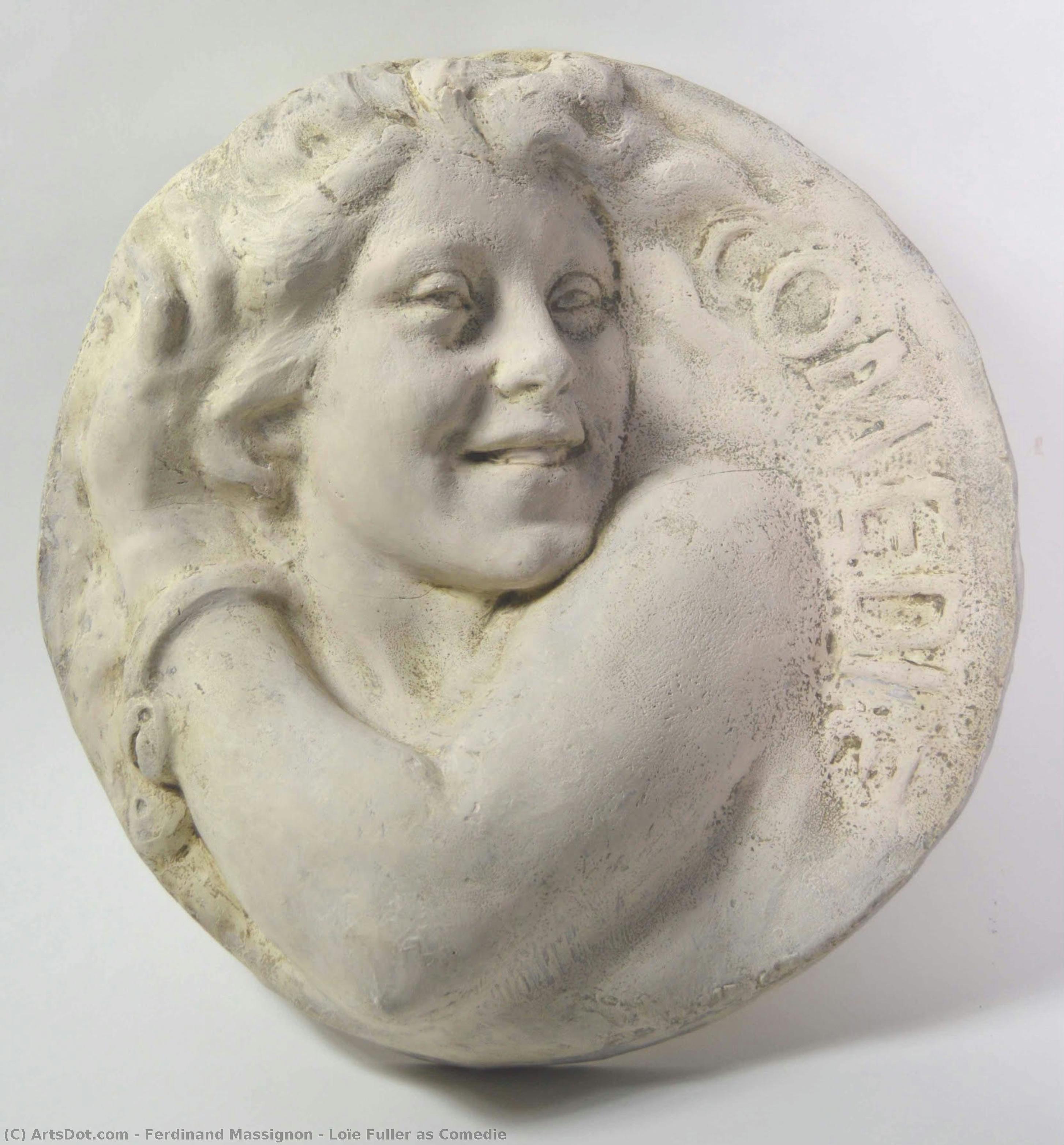 Loïe Fuller As Comedie — Ferdinand Massignon