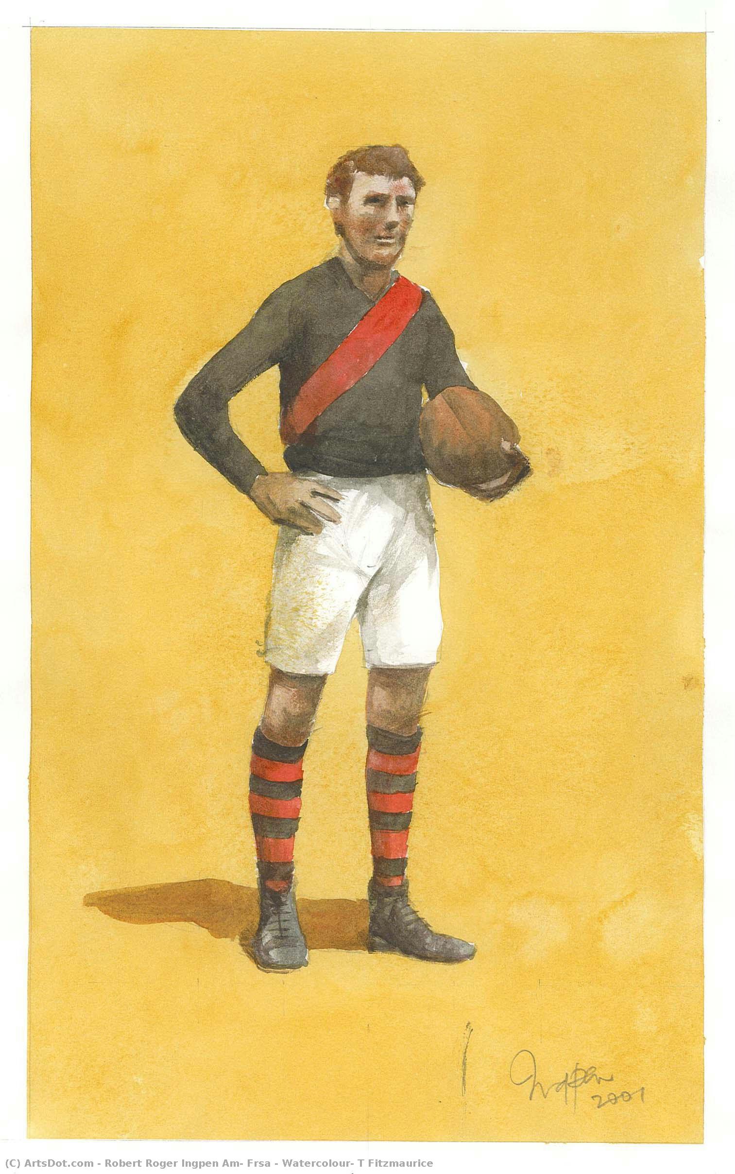Watercolour, T Fitzmaurice — Robert Roger Ingpen Am, Frsa
