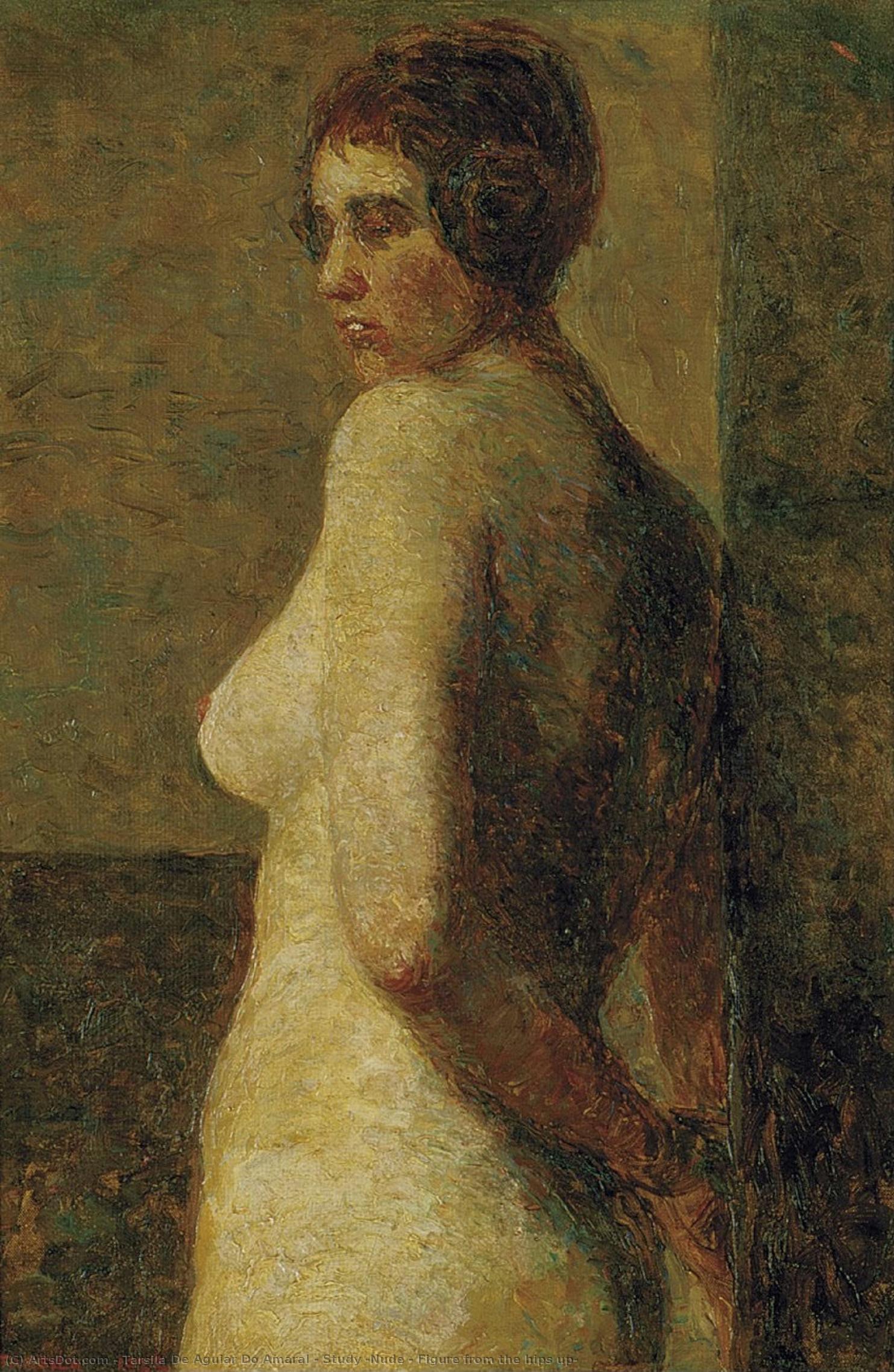 Study (nude - Figure From The Hips Up) — Tarsila Do Amaral