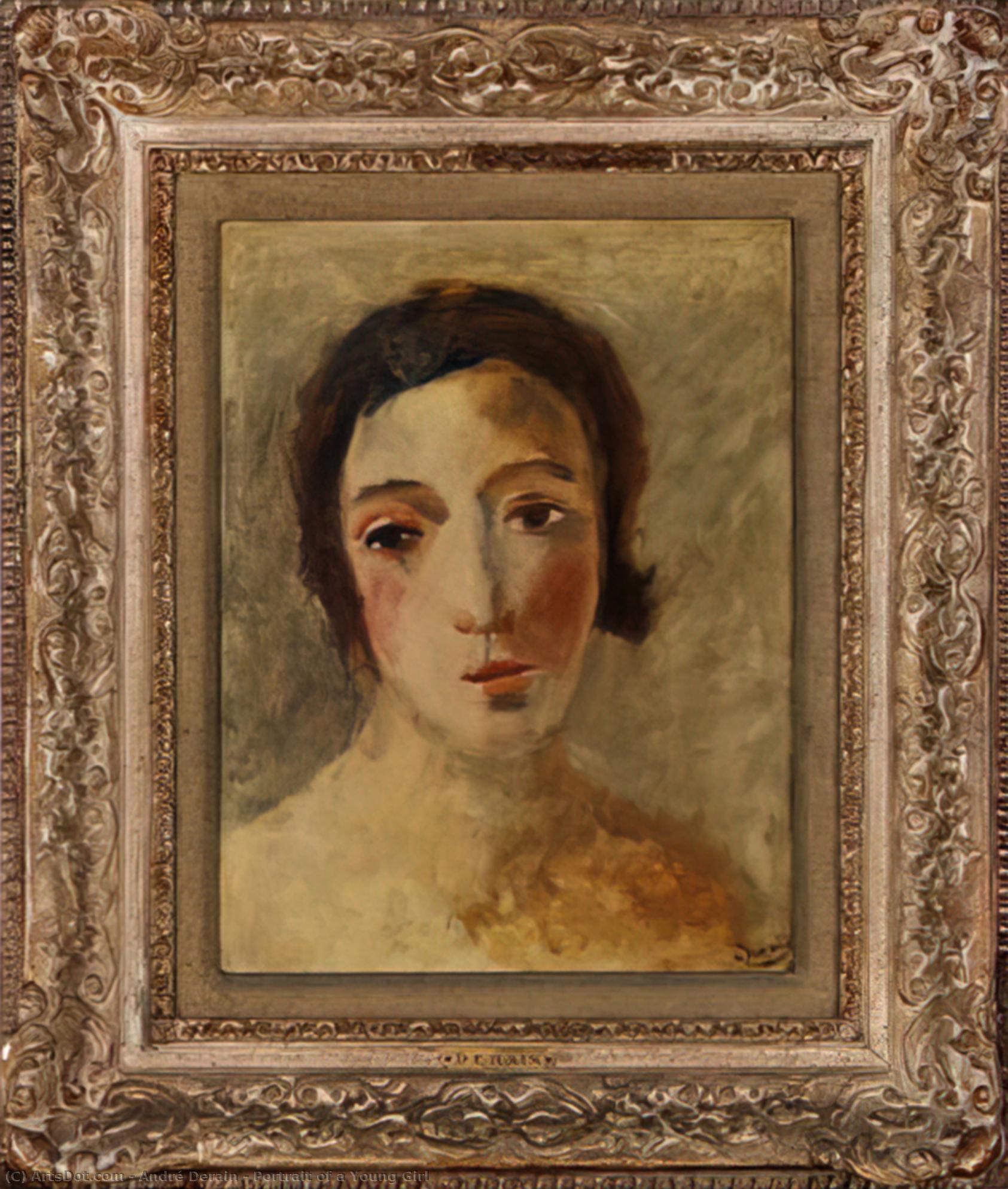 Portrait Of A Young Girl — André Derain