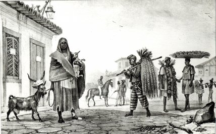 House For Rent, Horse And Goat For Sale — Jean-baptiste Debret