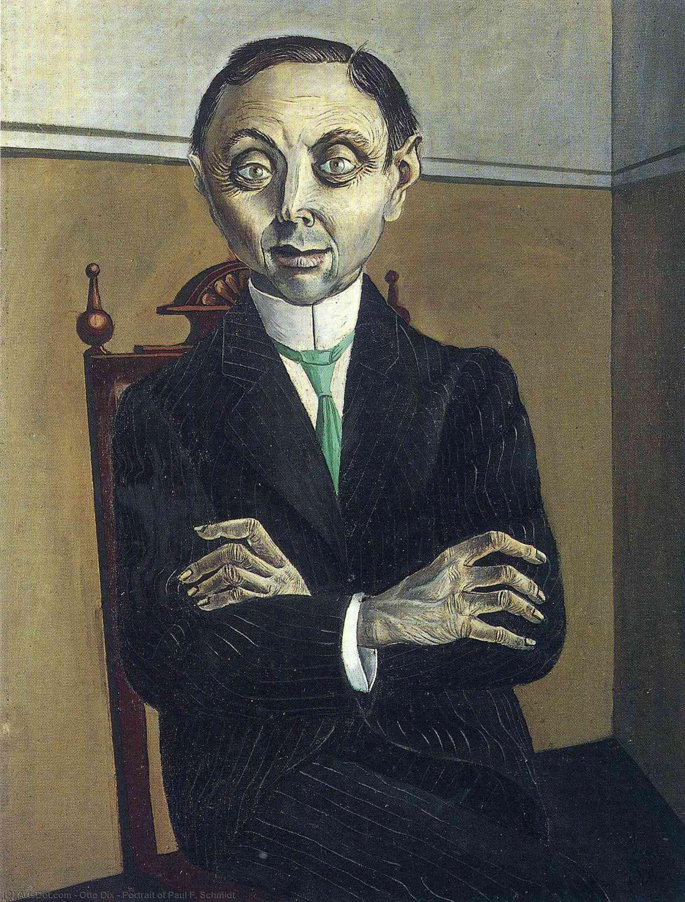 Portrait Of Paul F. Schmidt — Otto Dix