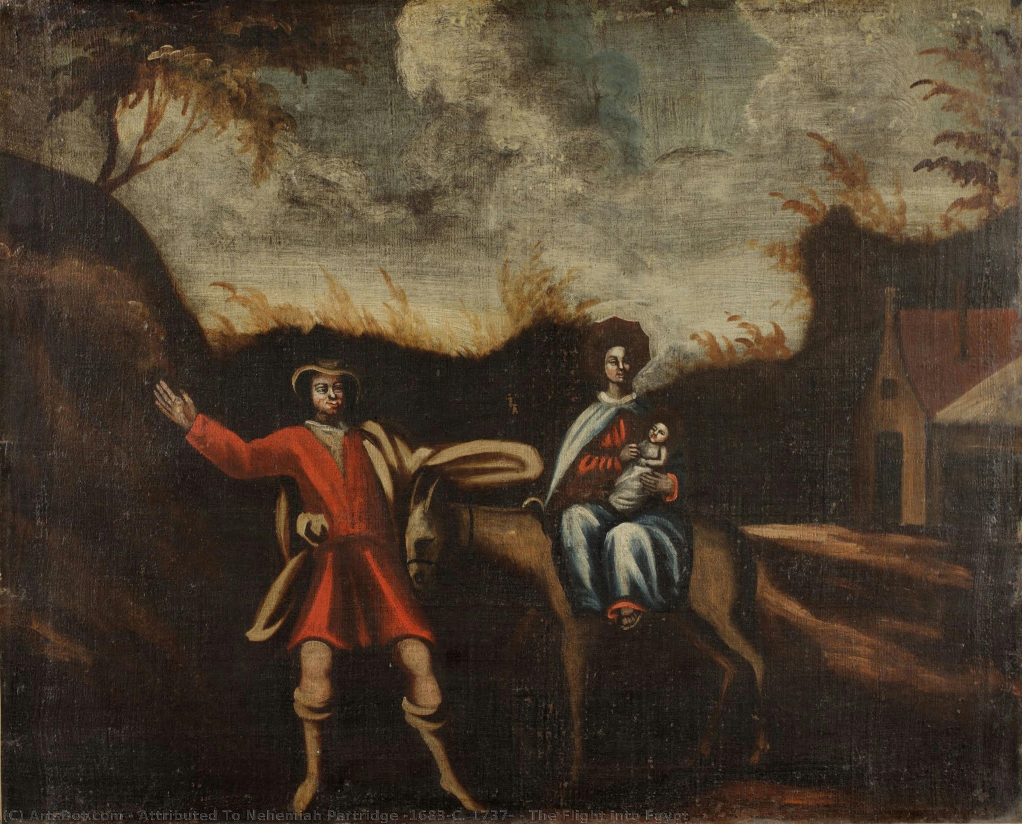 The Flight Into Egypt — Attributed To Nehemiah Partridge (1683–c. 1737)