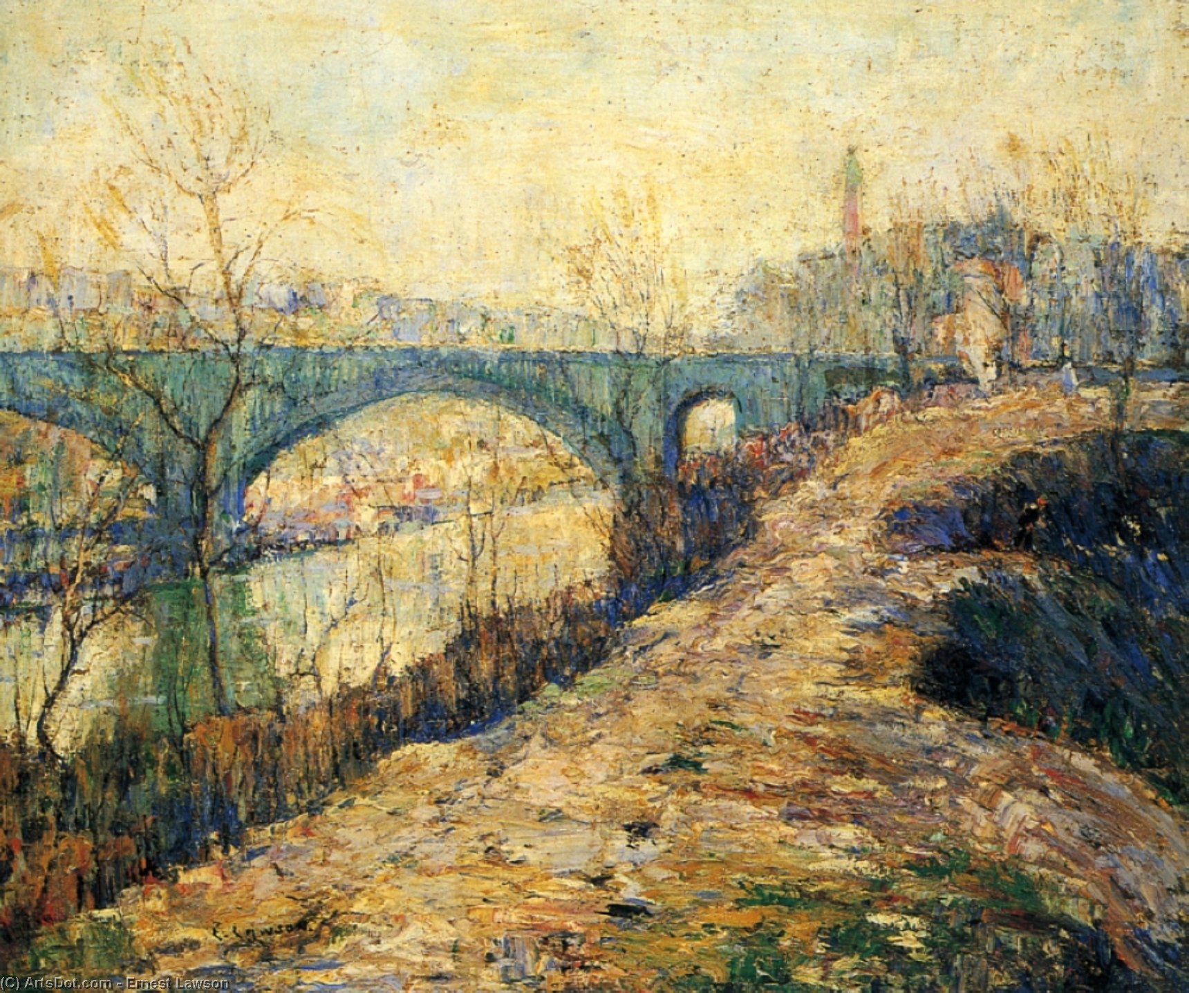 Washington Bridge — Эрнест Лоусон