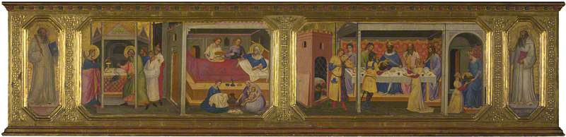 Scenes From The Life Of Saint John The Baptist Predella Panels — Niccolò Di Pietro Gerini