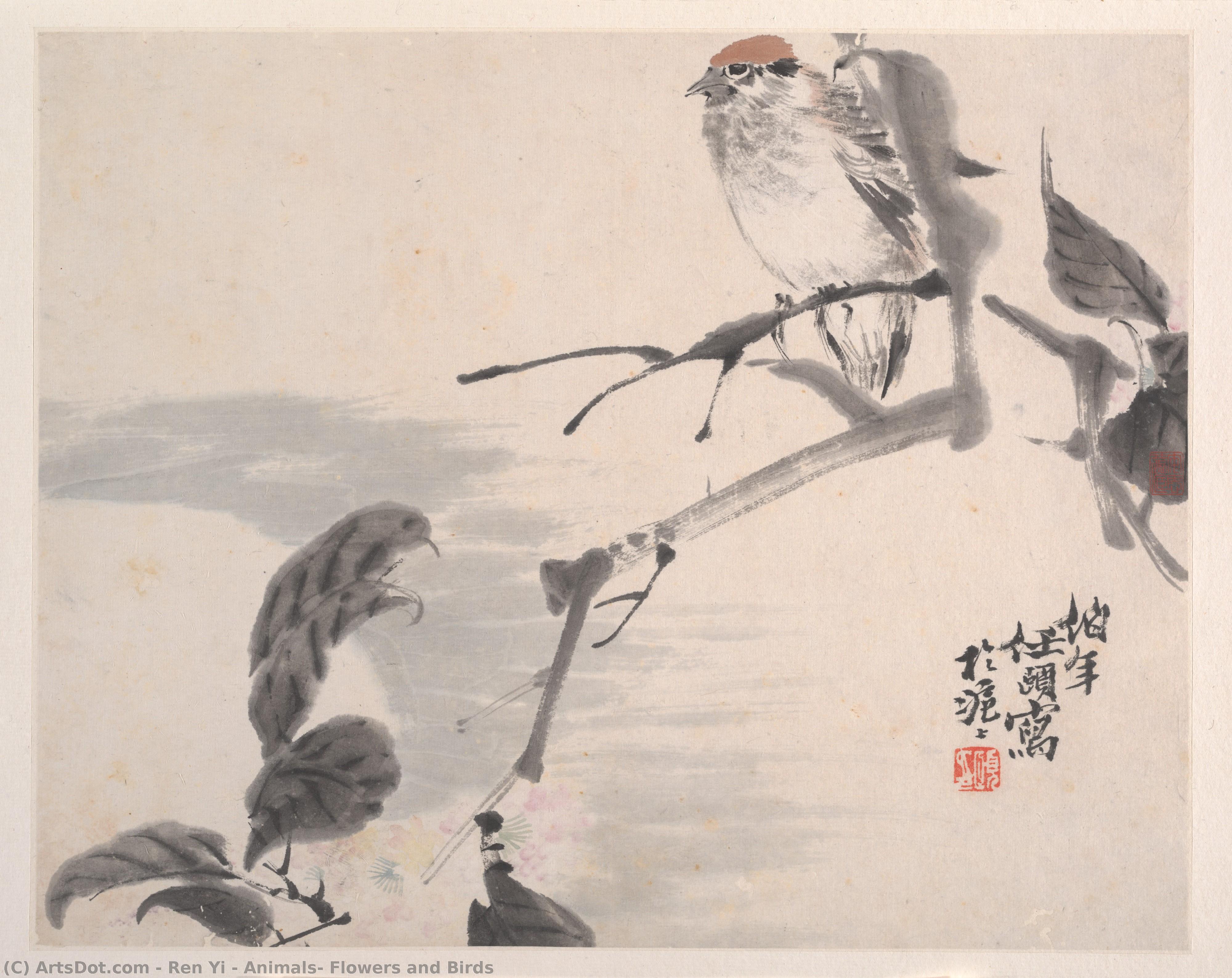 Animals, Flowers And Birds — Ren Yi