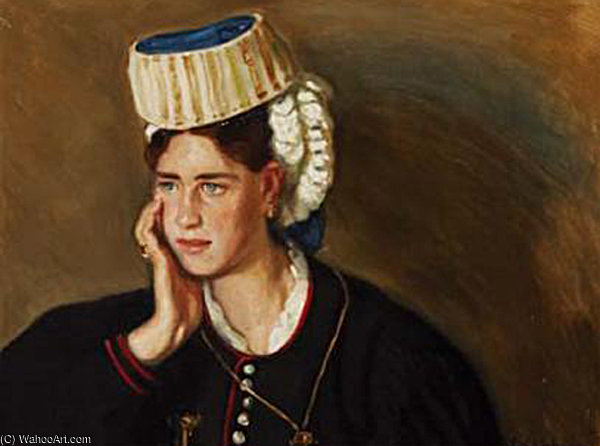 Portrait Of Woman — Eduardo Chicharro Agüera
