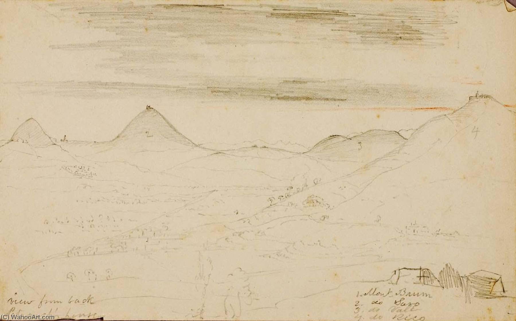 View From Back Of Petrarch's House — Miner Kilbourne Kellogg