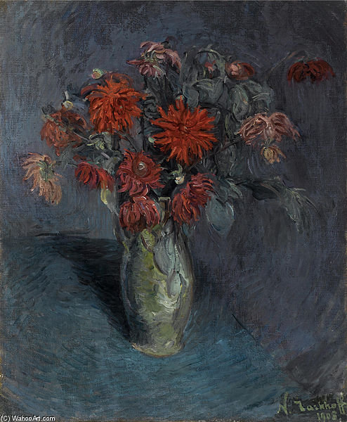 Flowers In A Vase — Nikolai Aleksandrovich Tarkhov