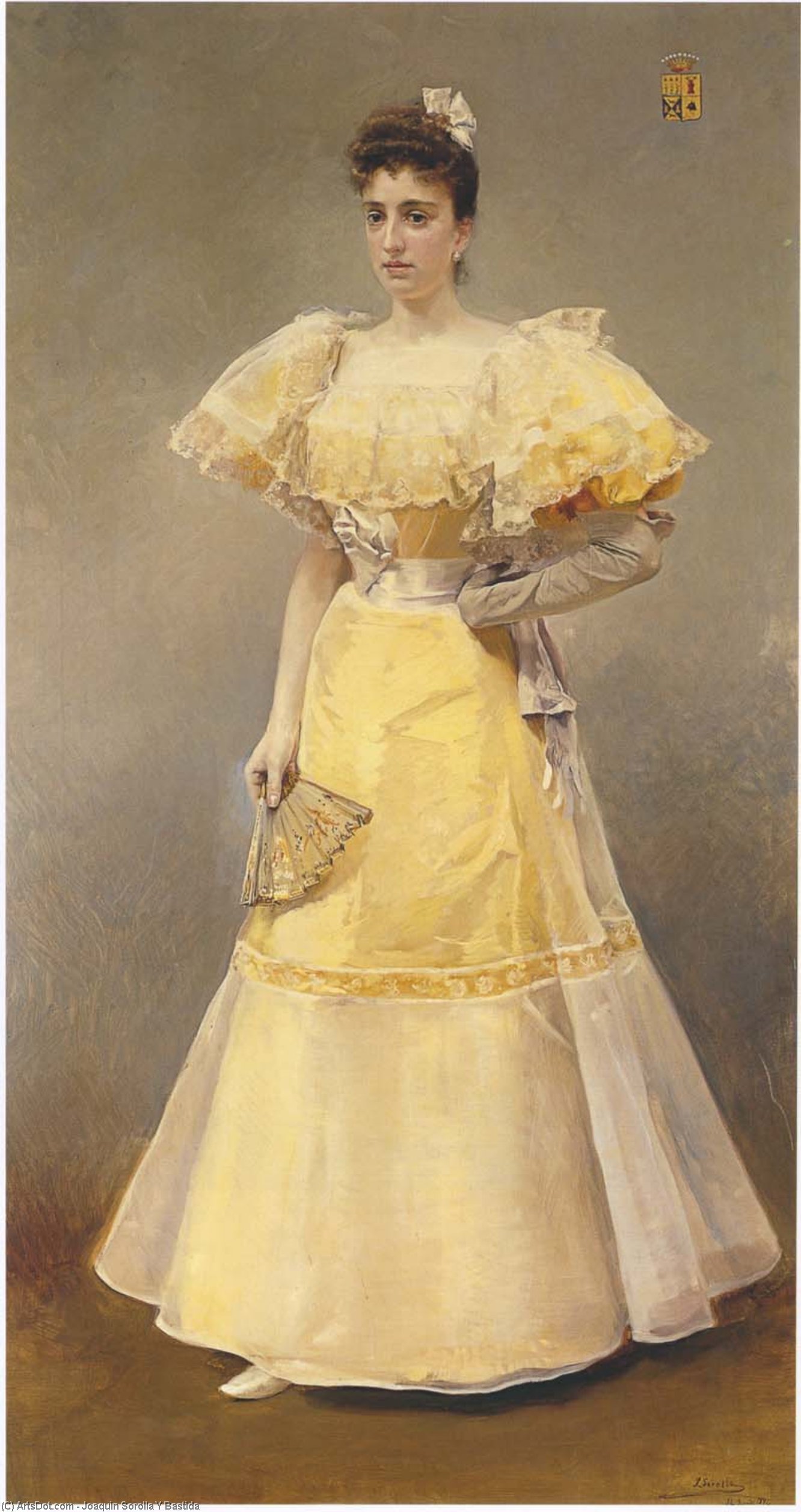 Porträt Der Gräfin Von Santiago — Joaquín Sorolla Y Bastida