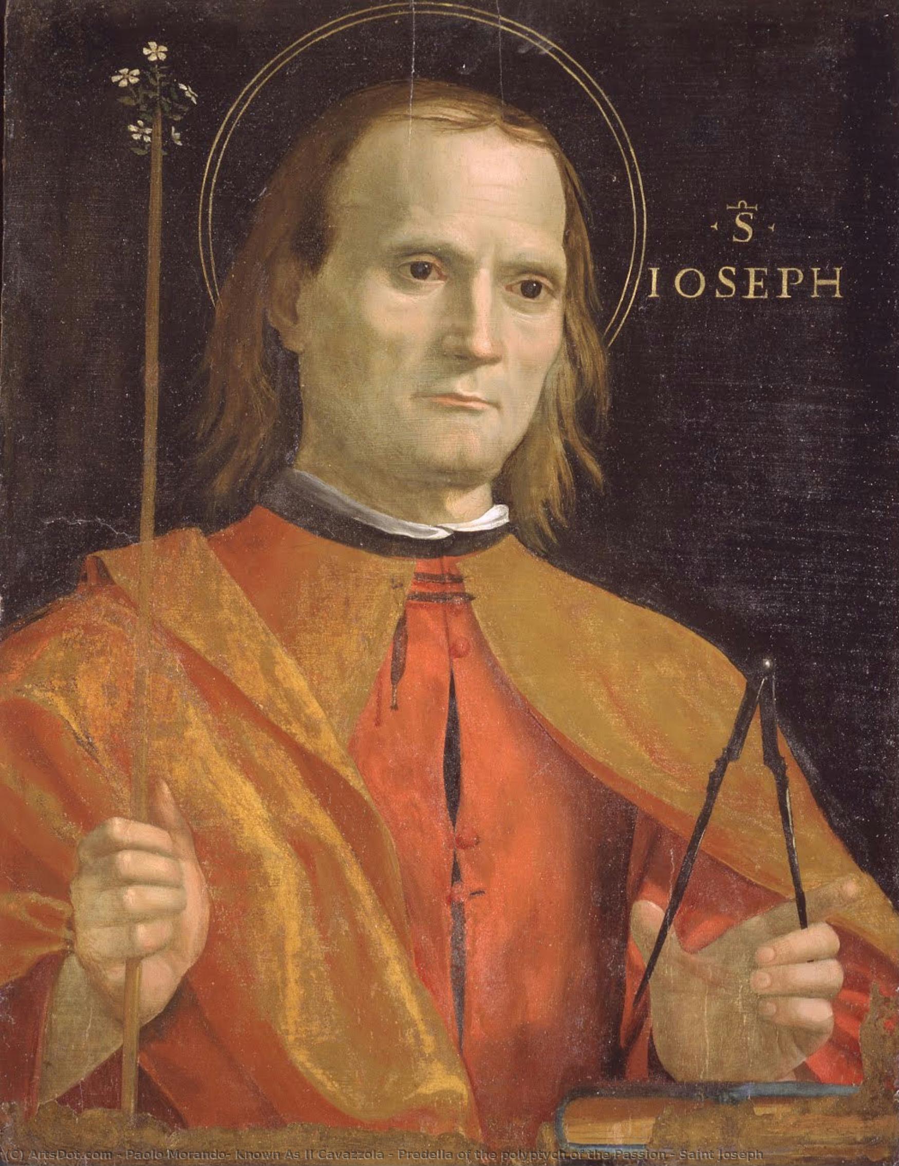 Predella Of The Polyptych Of The Passion - Saint Joseph — Paolo Morando, Known As Il Cavazzola