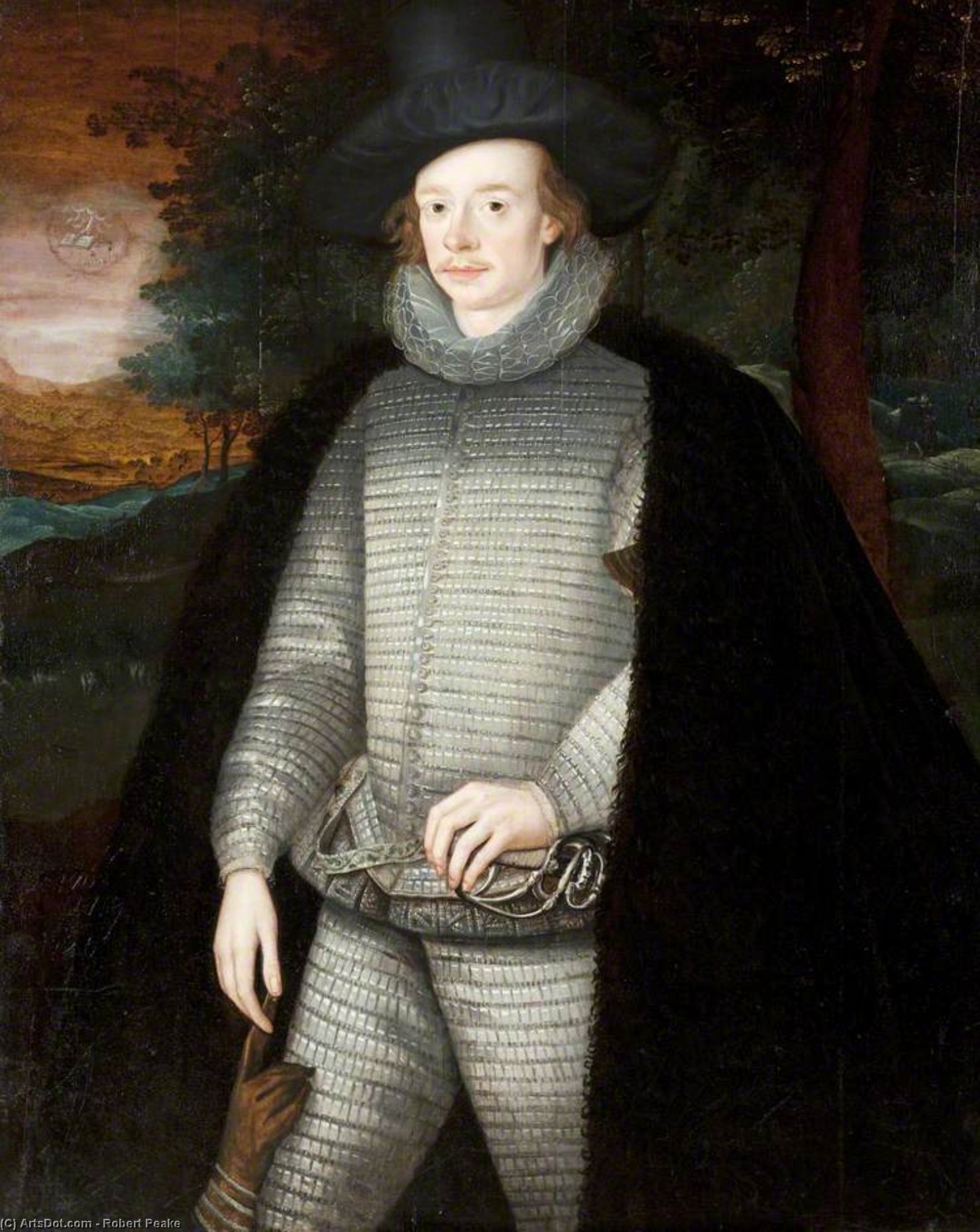 John Braddyll Of Portfield And Whalley — Robert Peake Der Ältere