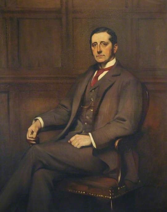 Portrait Of An Unknown Gentleman (after James Jebusa Shannon) — John Lewis Reilly