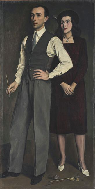 The Artist With His Wife — Yiannis Moralis