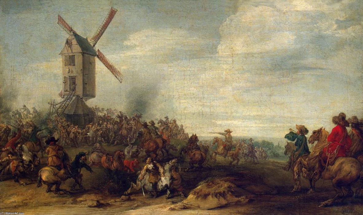 Battle By The Windmill — Joseph Parrocel