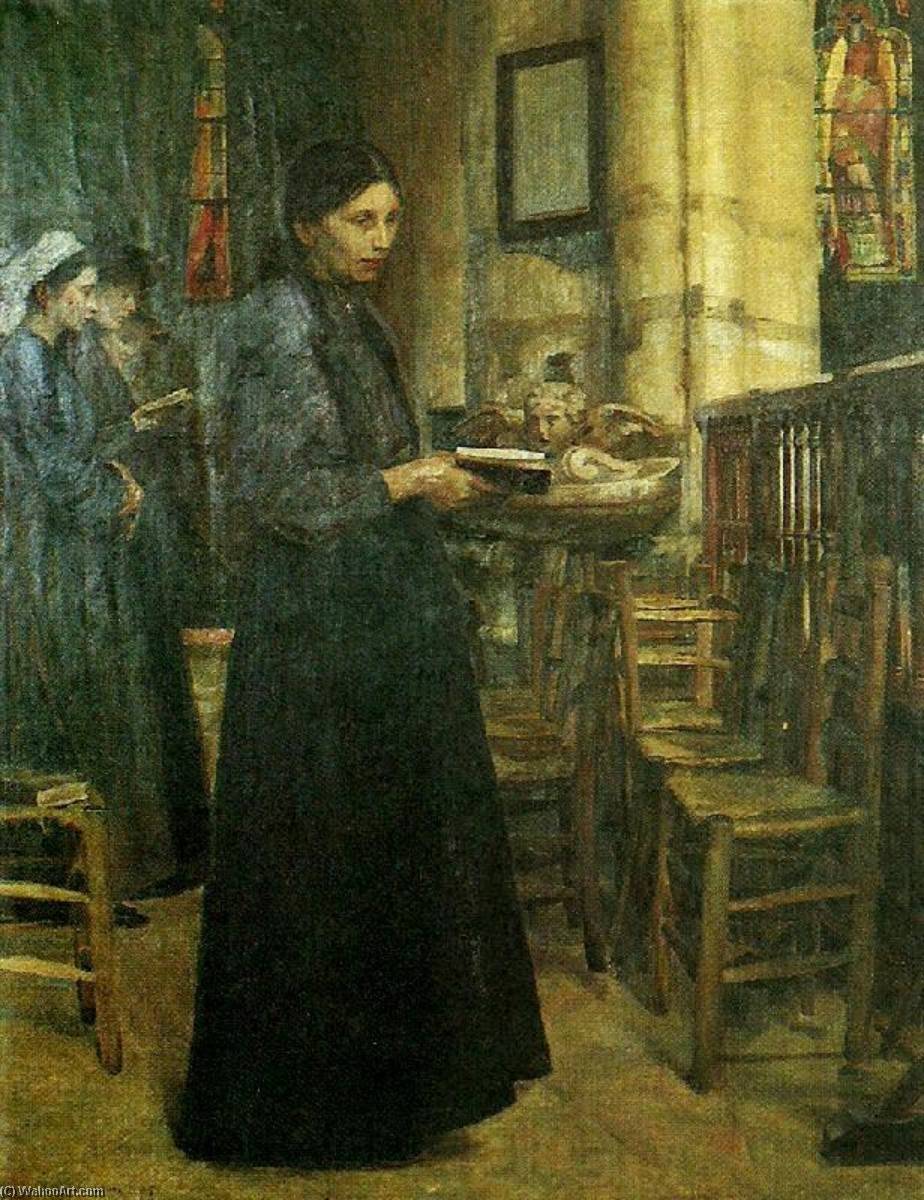 During The Mass — Carl Wilhelm Wilhelmson