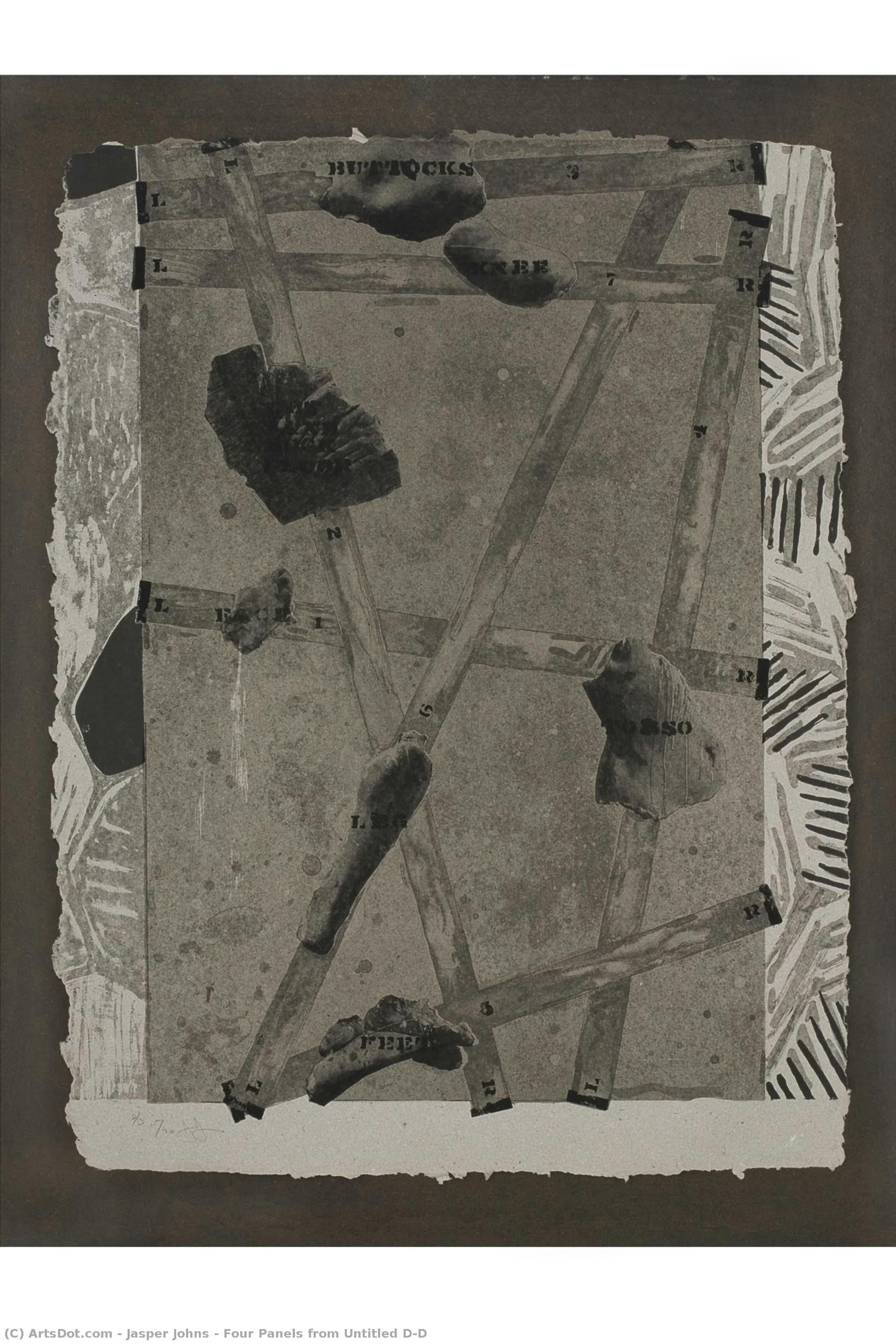 Four Panels From Untitled D/d — Джеймс Джонс